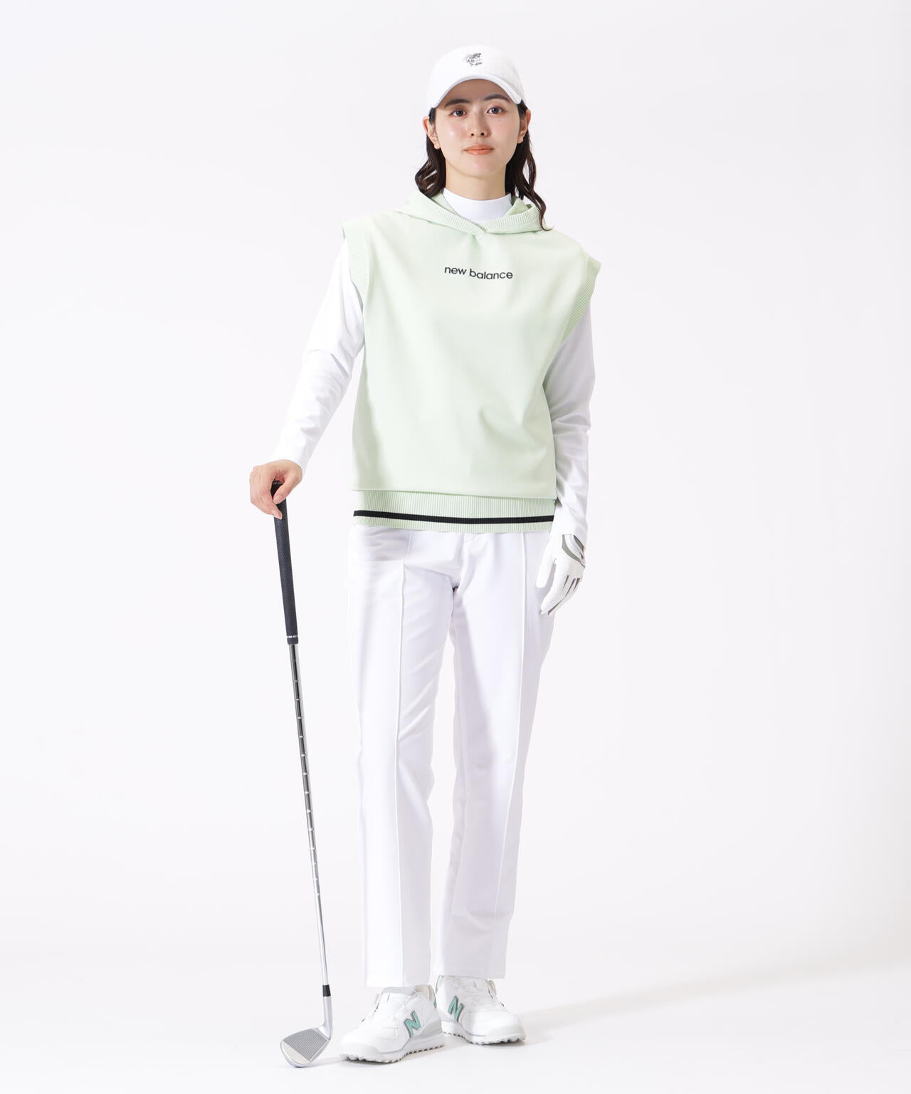 UV 長袖 モックネック プルオーバー (WOMENS)
