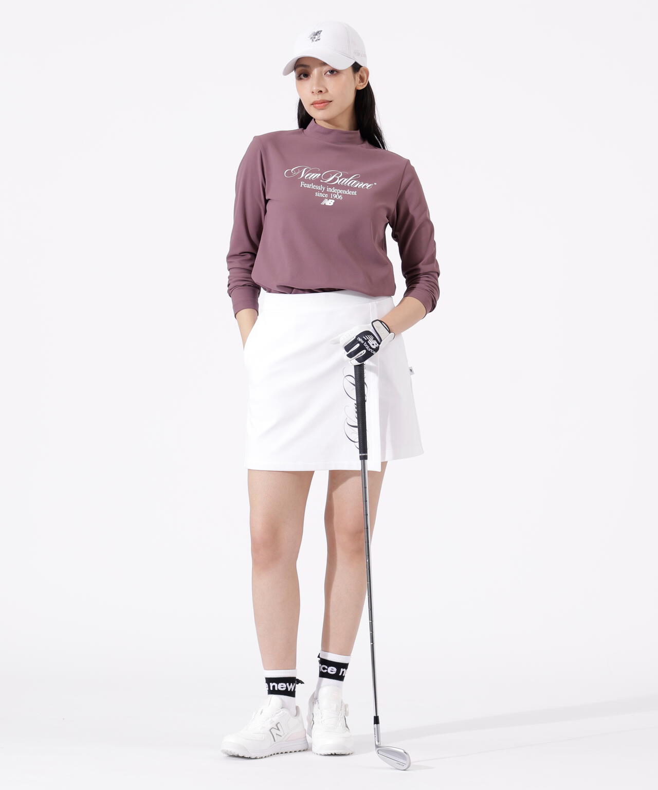 UV 長袖 モックネック プルオーバー (WOMENS)