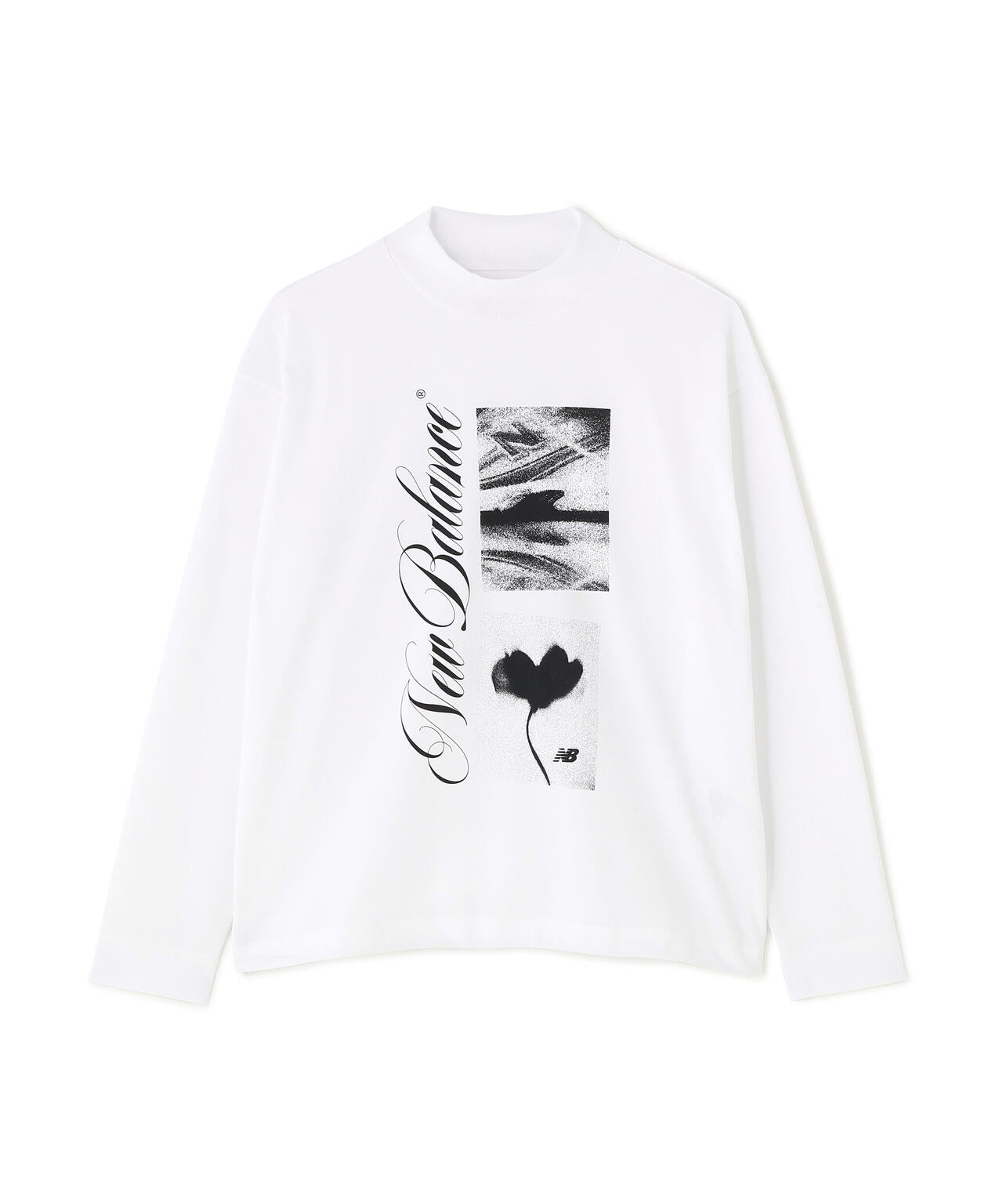 ロゴ×フラワー UV 長袖 モックネック プルオーバー (WOMENS)