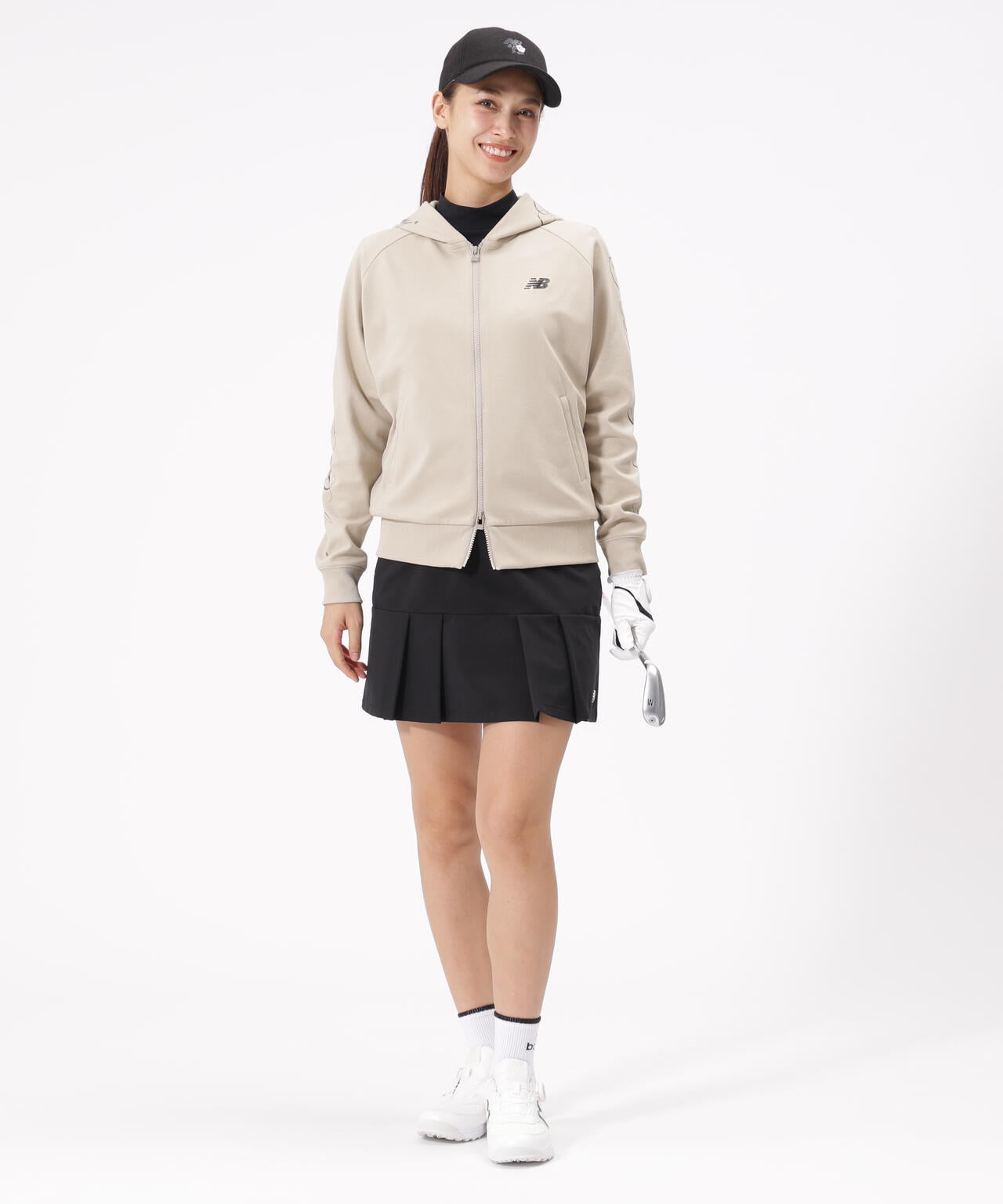 UV 長袖 モックネック プルオーバー (WOMENS)