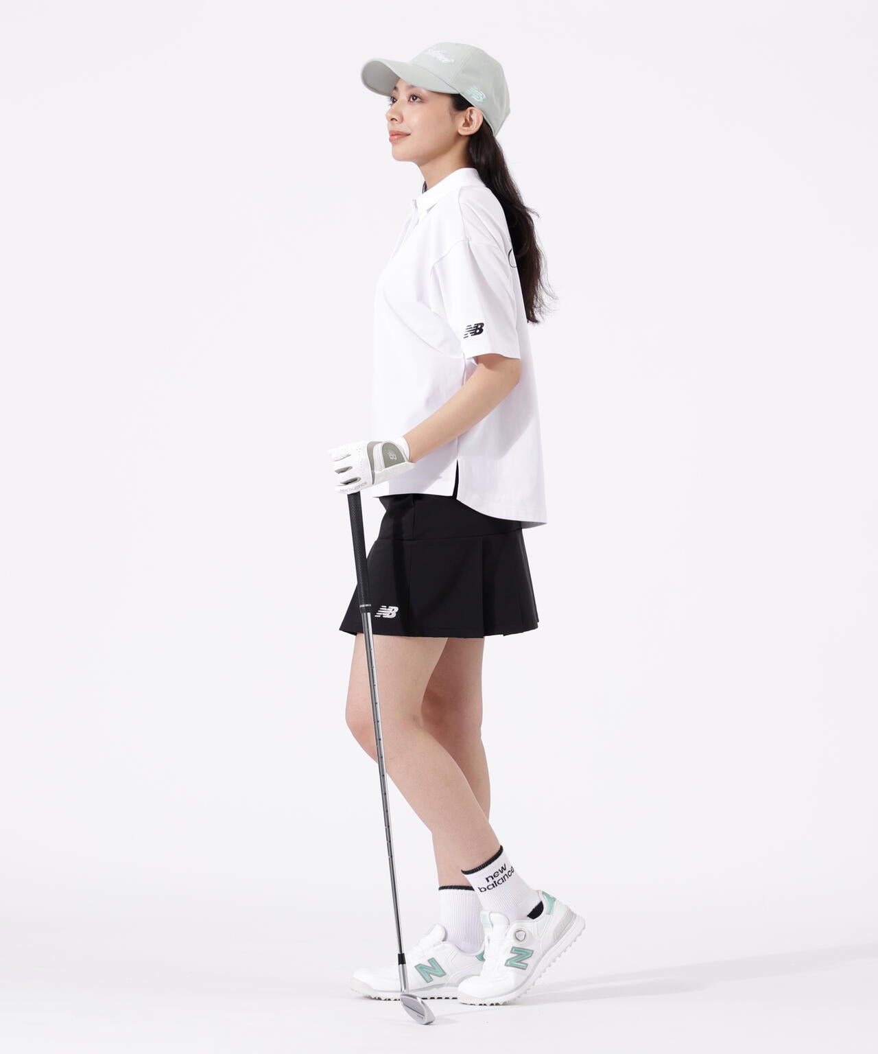 ハーフスリーブ カラーシャツ (WOMENS)