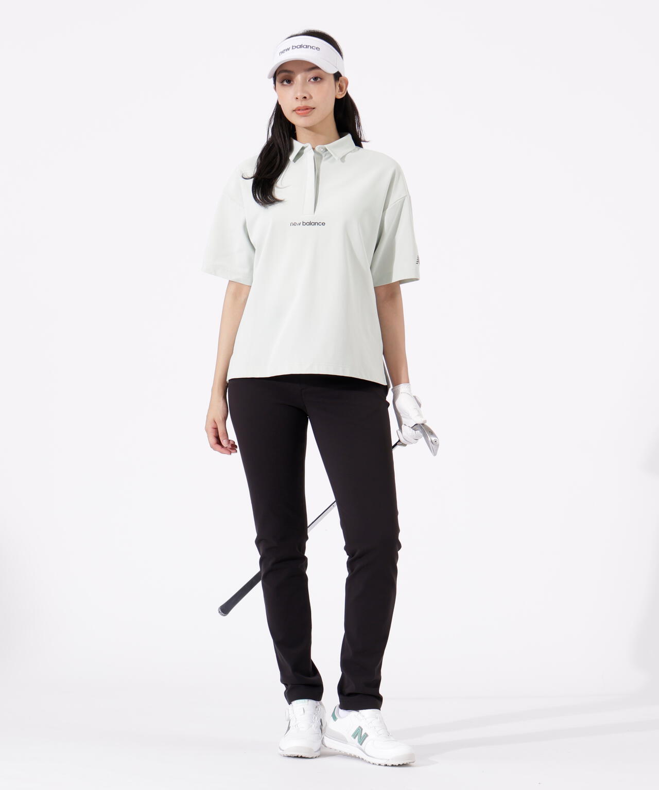 ハーフスリーブ カラーシャツ (WOMENS)