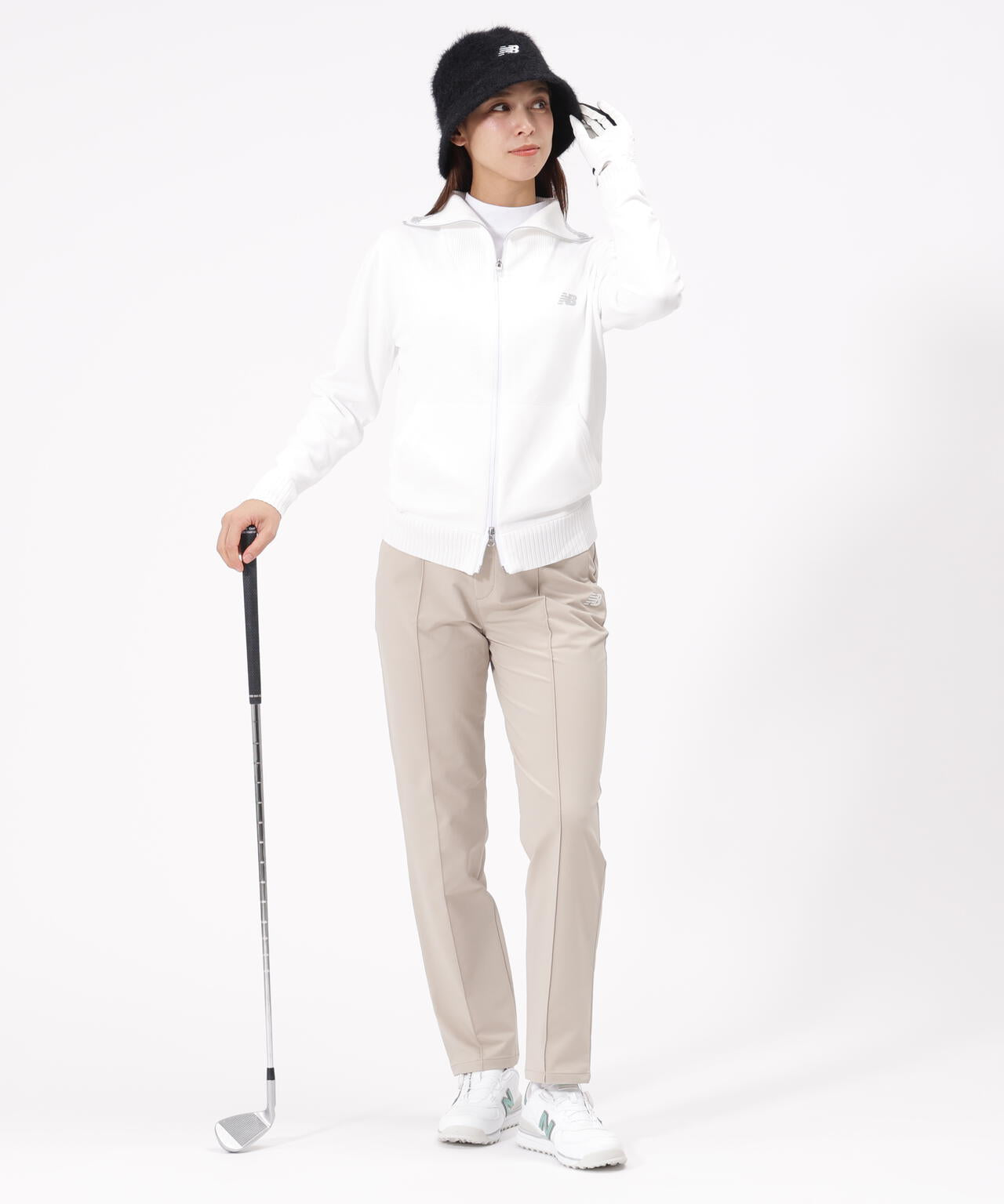 フルジップ ニット ブルゾン (WOMENS)