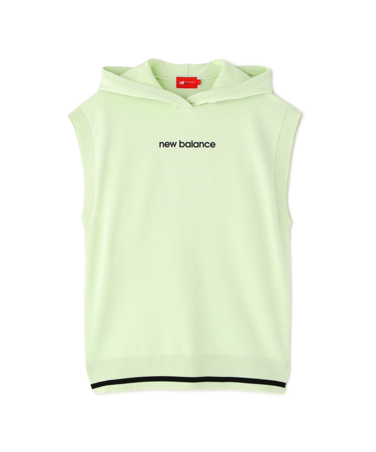 スリーブレス ニット フーディー (WOMENS)