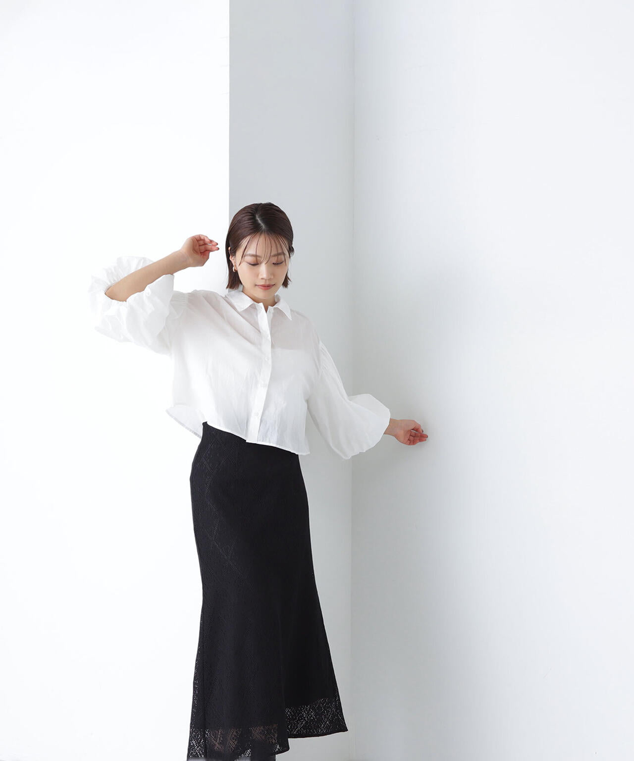 ダイヤレースナロースカート*