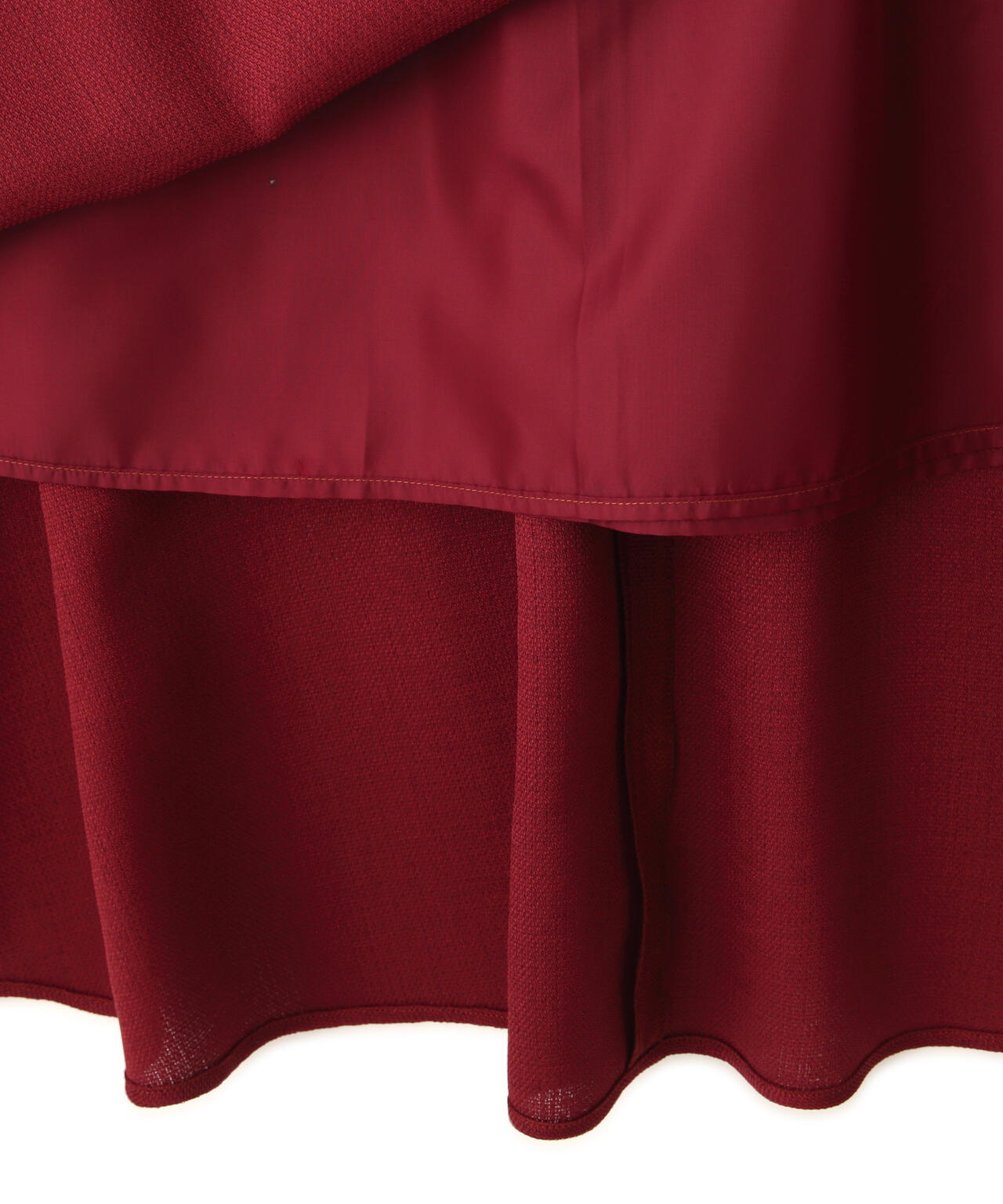 スリットネックバスケットワンピース*
