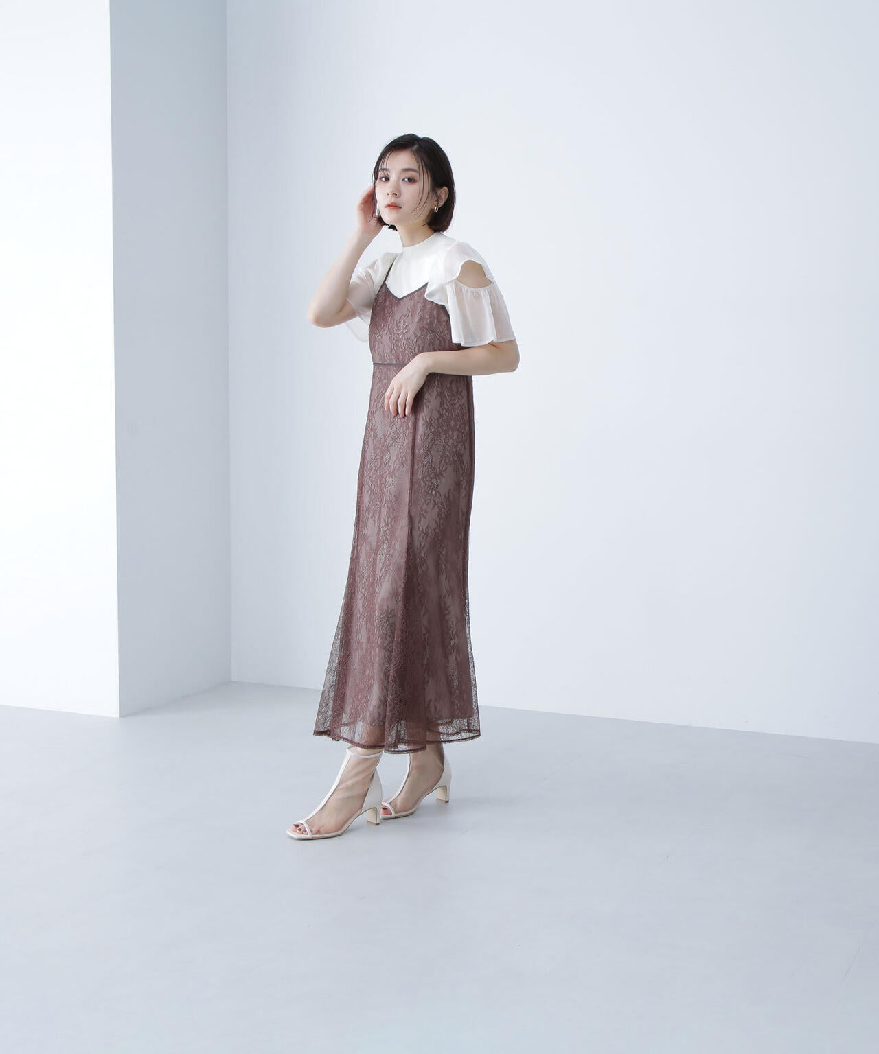 レーストリミングキャミワンピース*