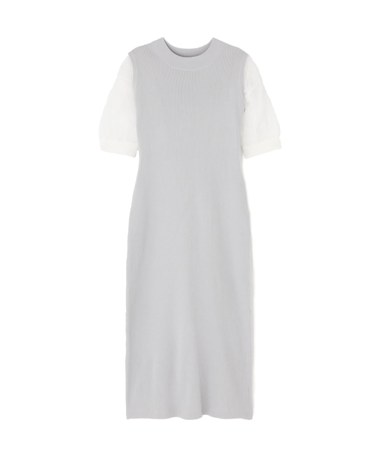 シャーリングシアーカーデセットワンピース＊