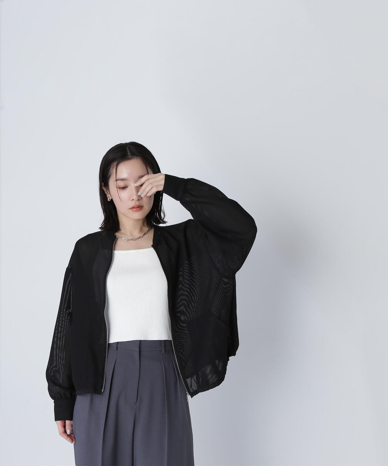 メッシュブルゾン*