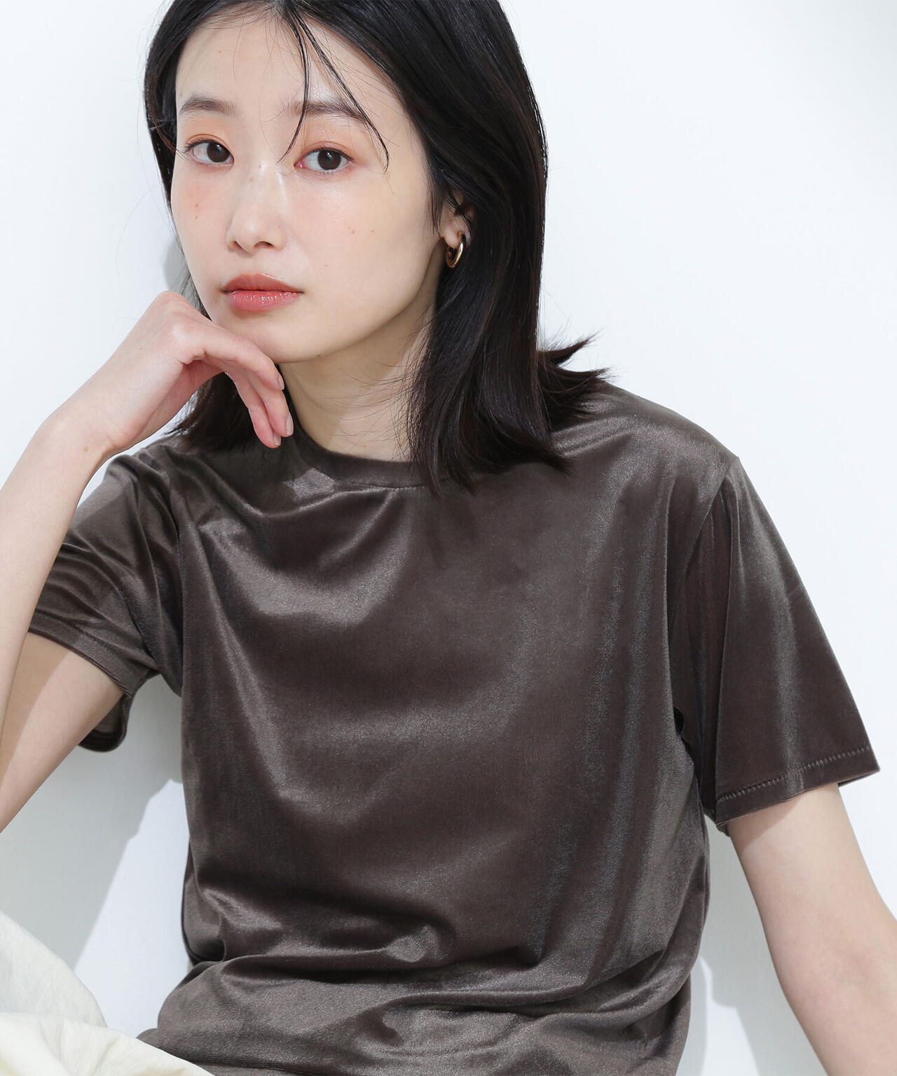 ベロアTシャツ*
