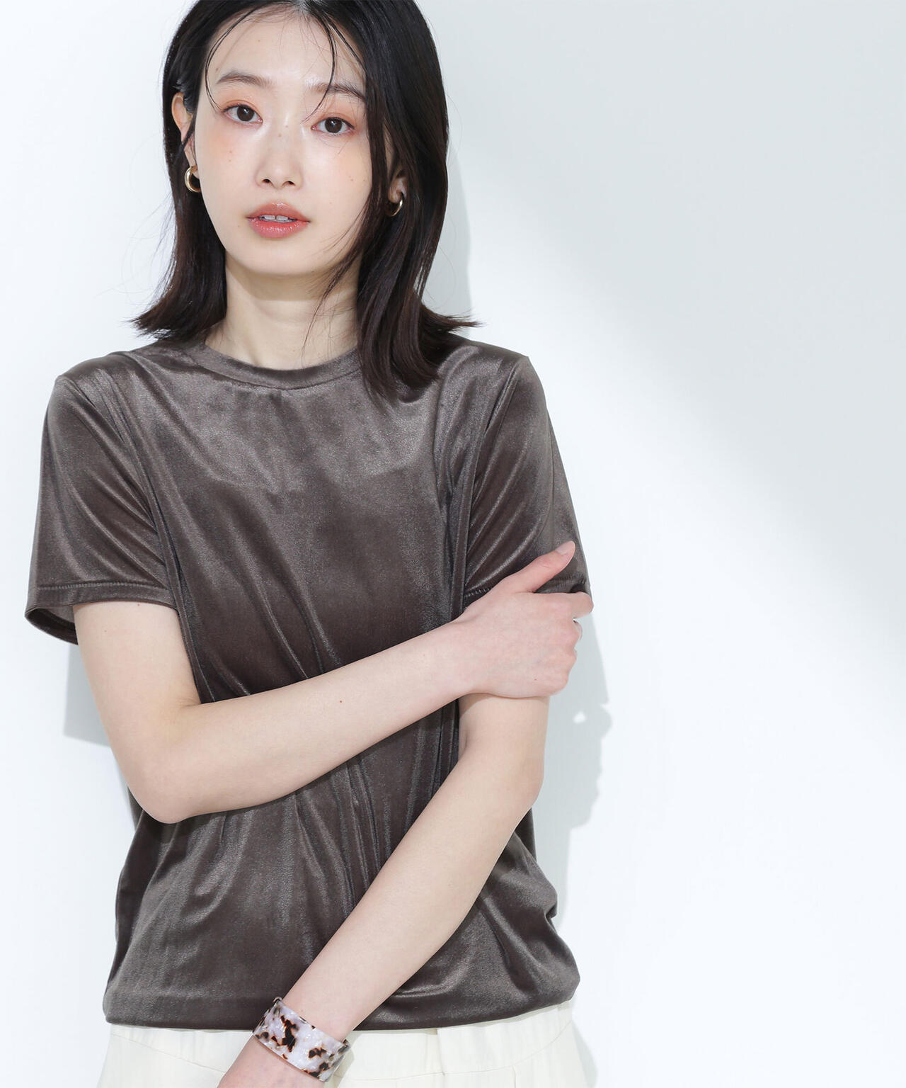 ベロアTシャツ*