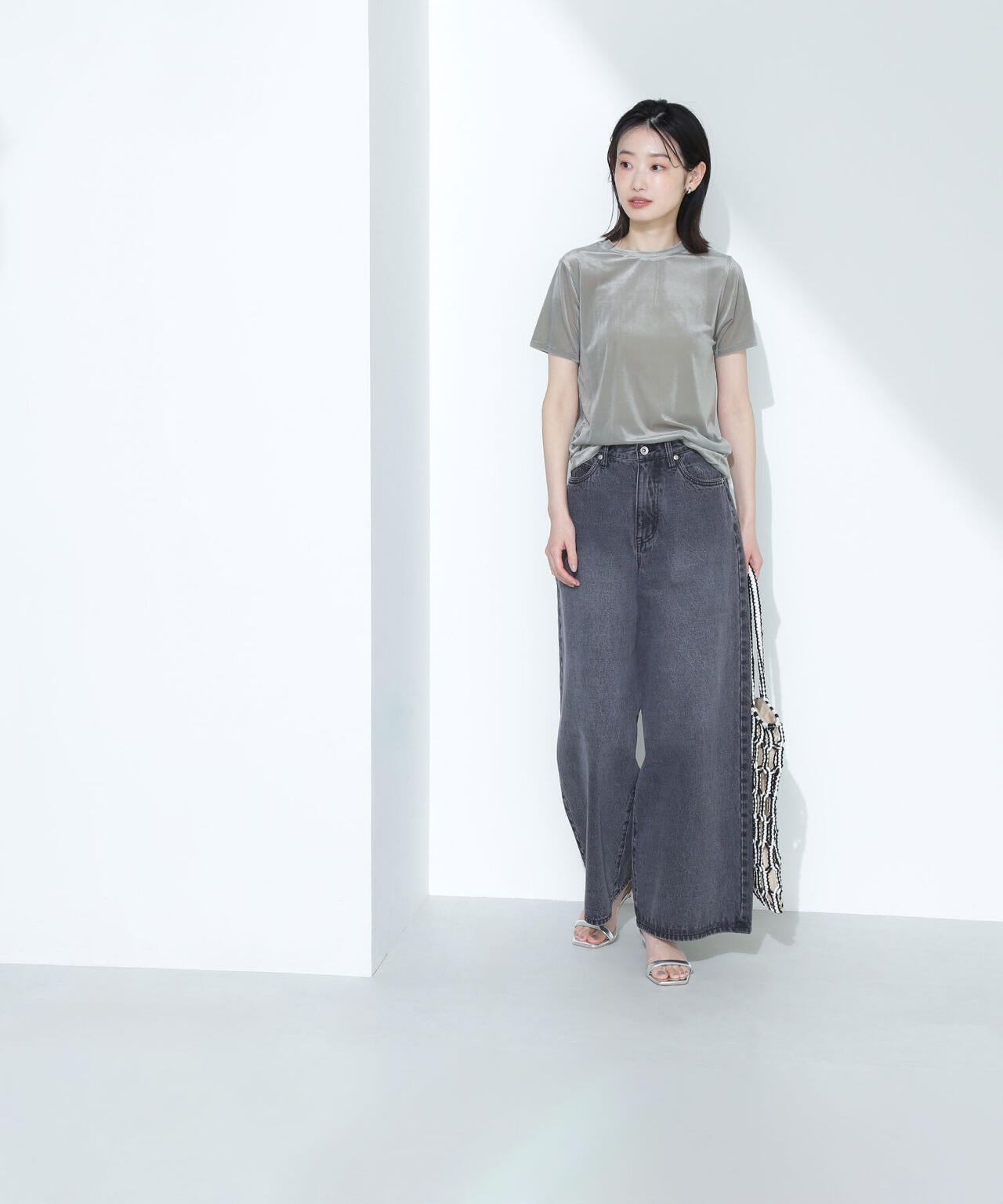 ベロアTシャツ*