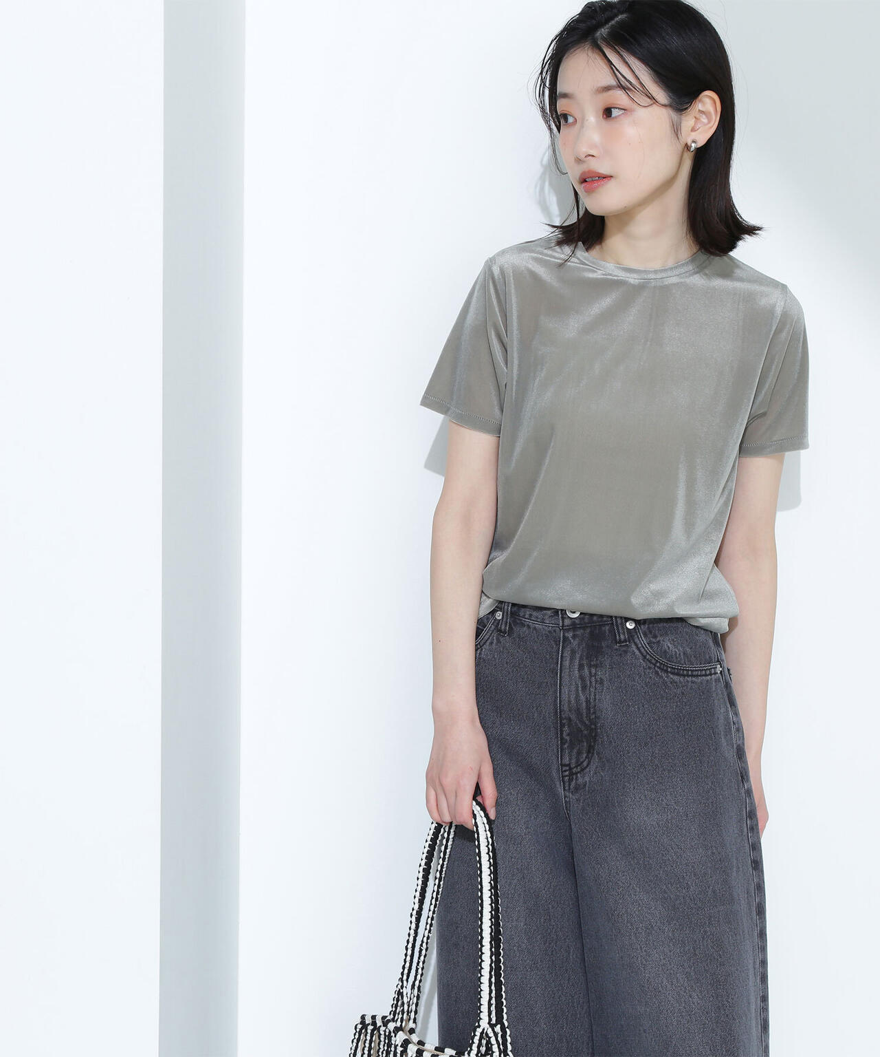 ベロアTシャツ*