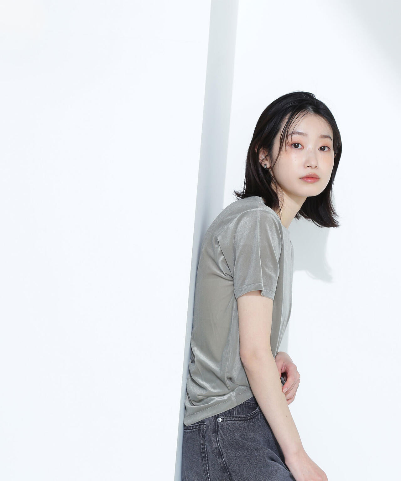 ベロアTシャツ*
