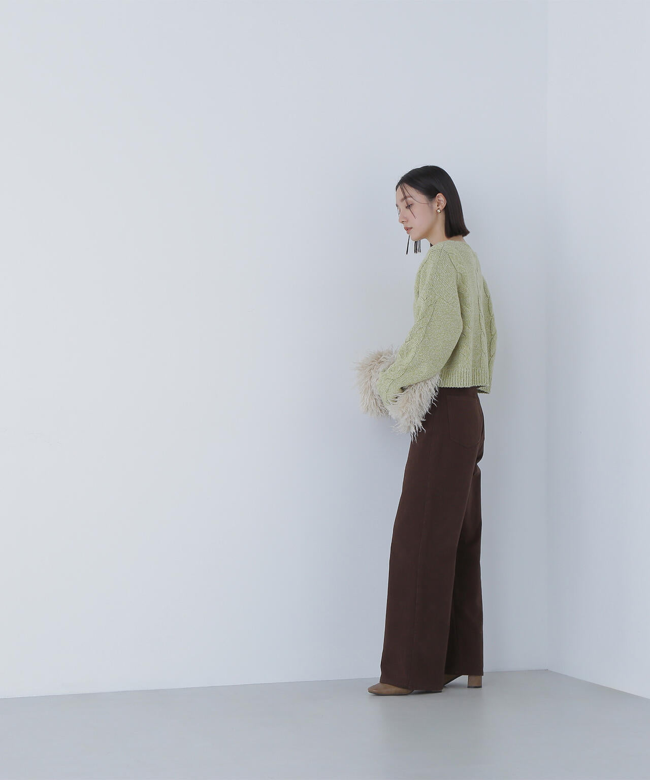 ＜ちょうど、いい服＞私に“ちょうどいい”ワイドストレートパンツ*