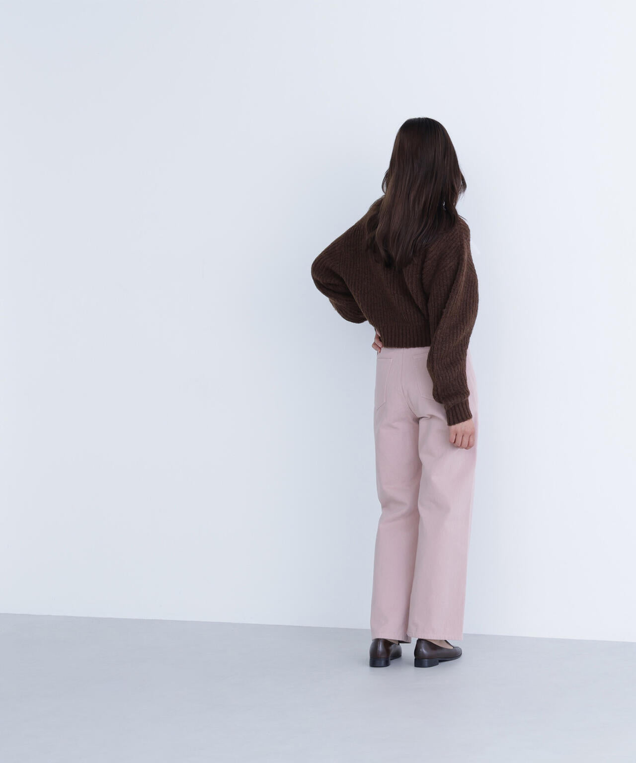 ＜ちょうど、いい服＞私に“ちょうどいい”ワイドストレートパンツ*