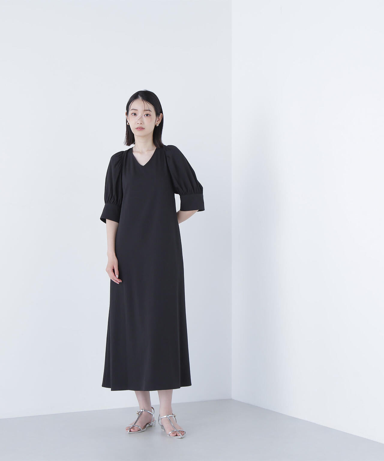 バックリボンリラクシーワンピース*