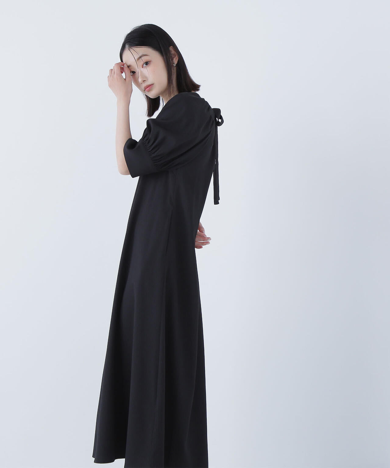 バックリボンリラクシーワンピース*
