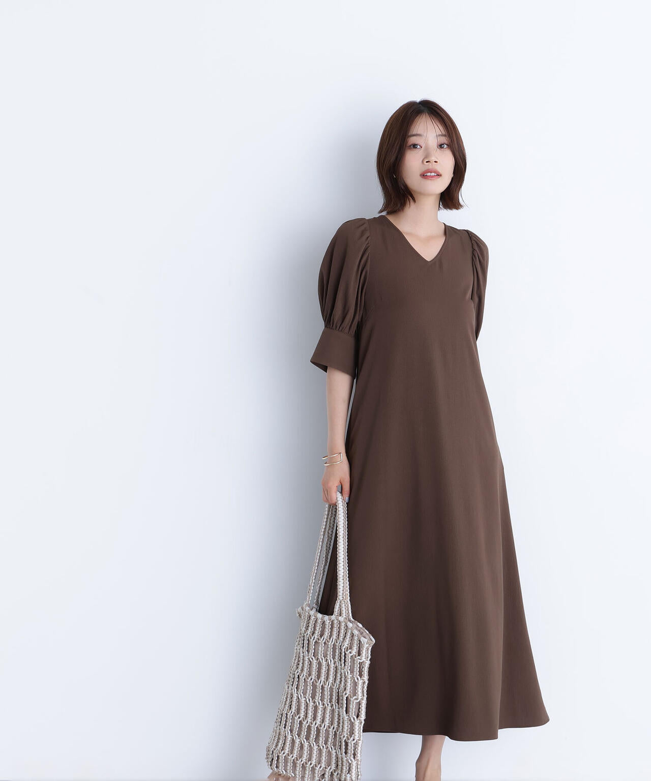 バックリボンリラクシーワンピース*