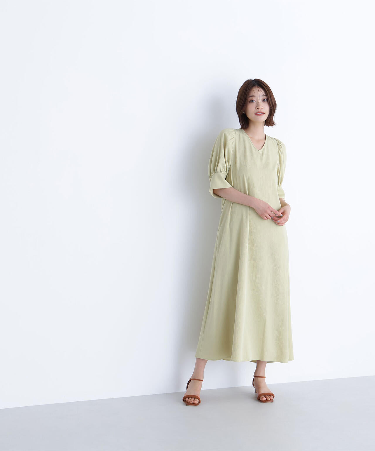 バックリボンリラクシーワンピース*