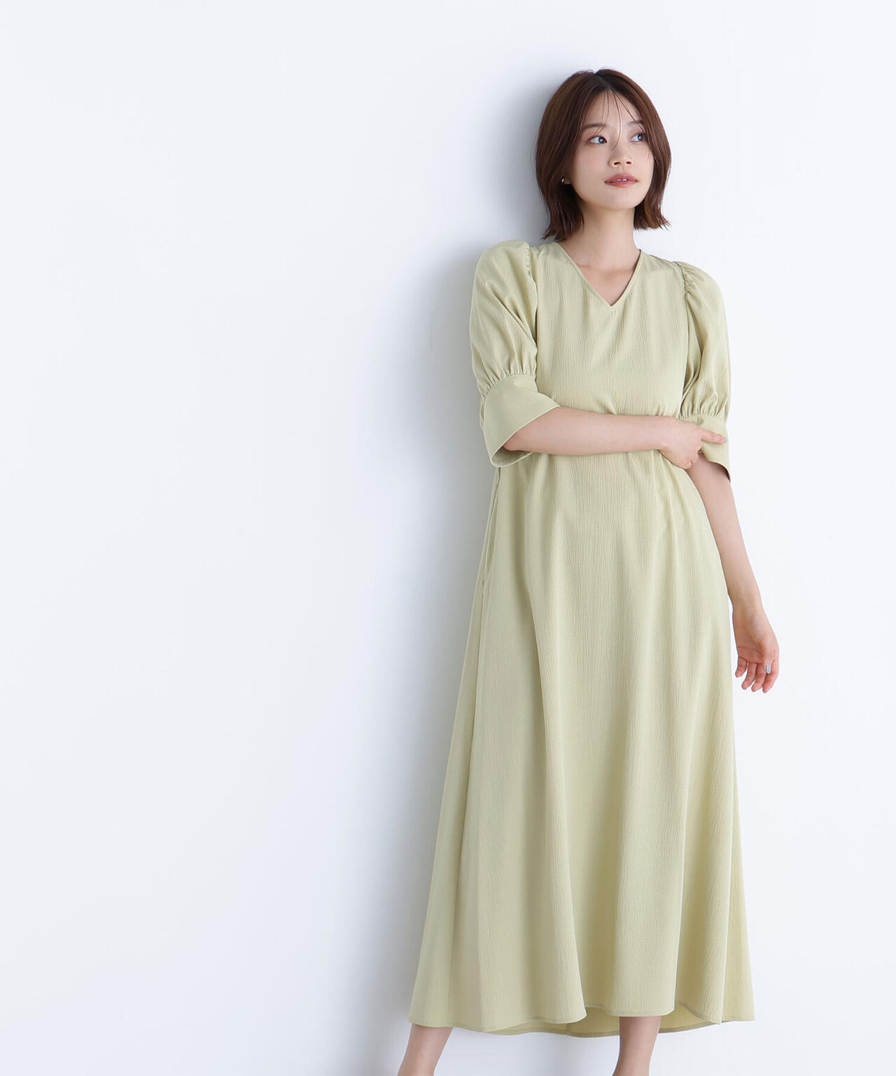 バックリボンリラクシーワンピース*