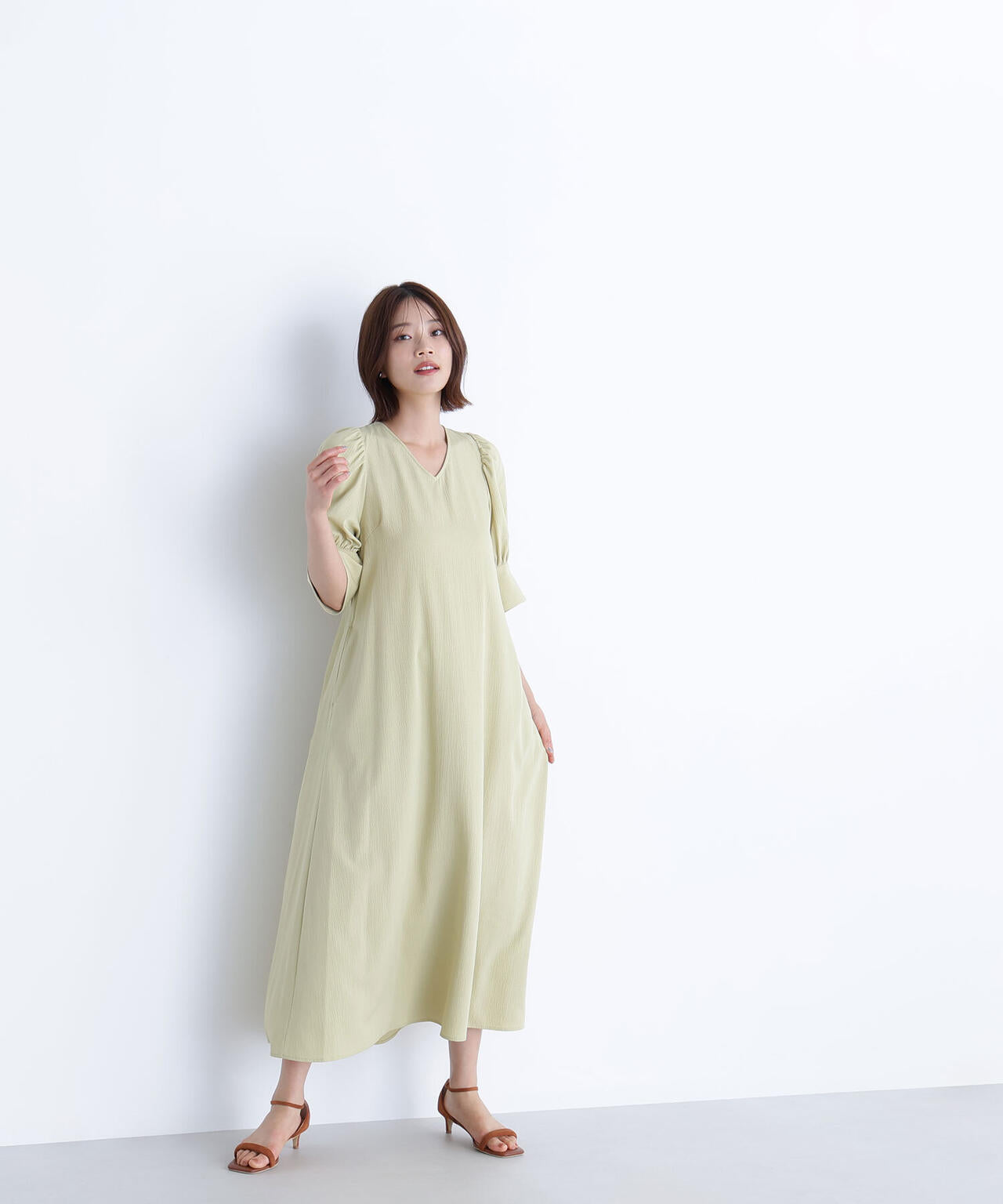 バックリボンリラクシーワンピース*