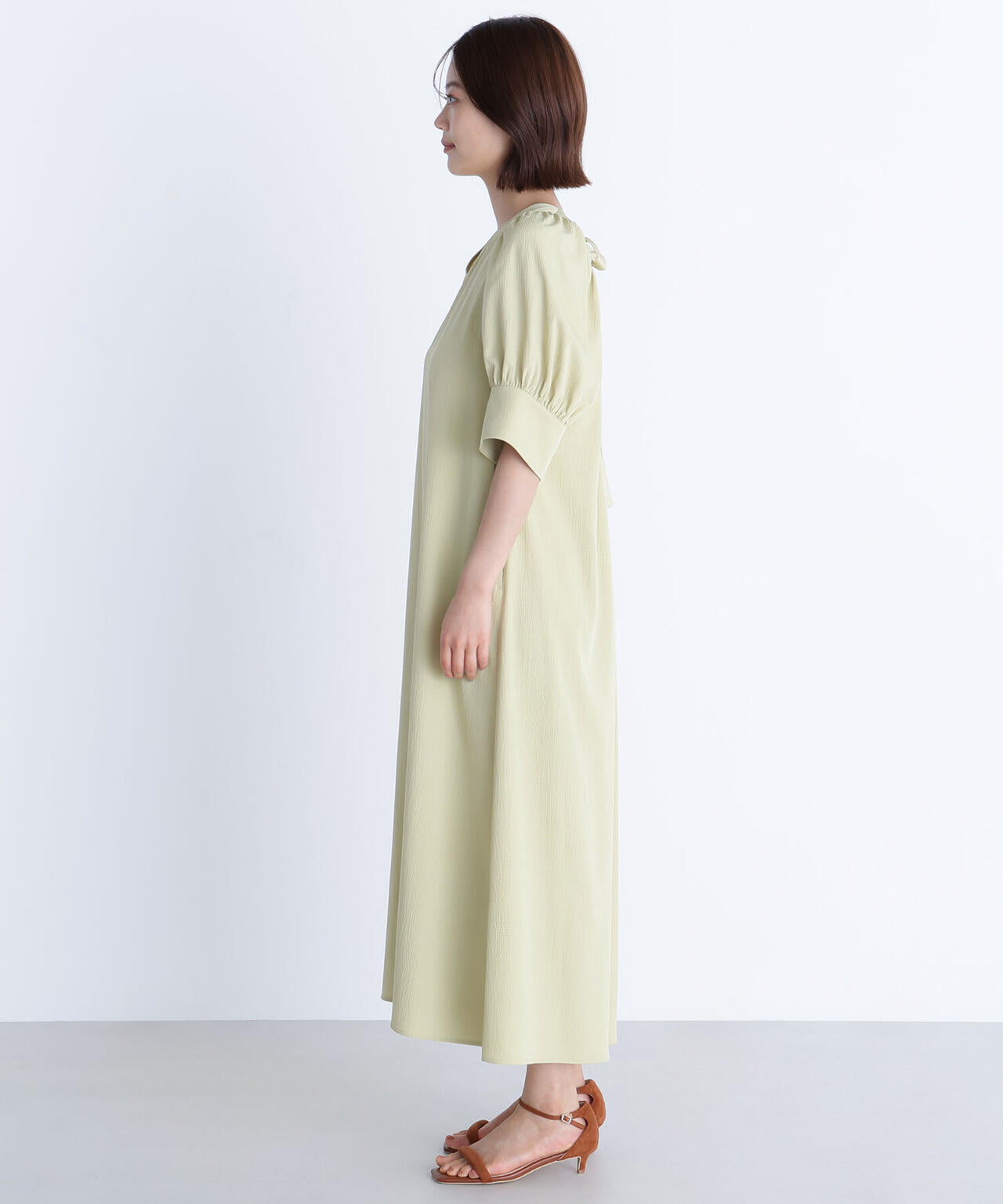 バックリボンリラクシーワンピース*