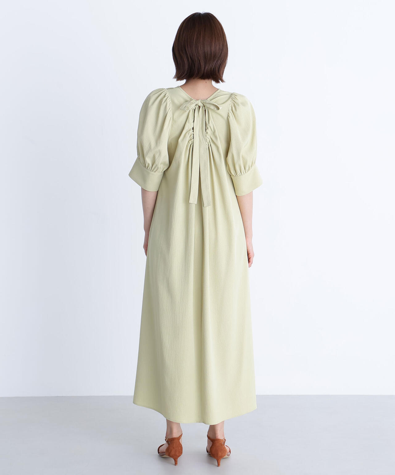 バックリボンリラクシーワンピース*