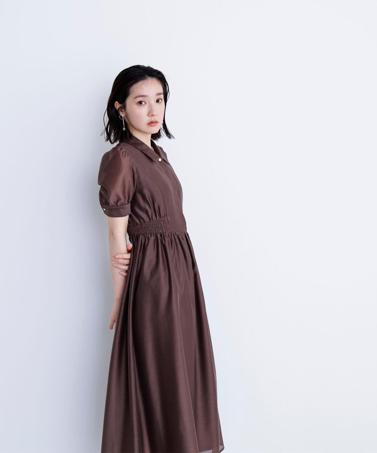 シアーシャツワンピース*
