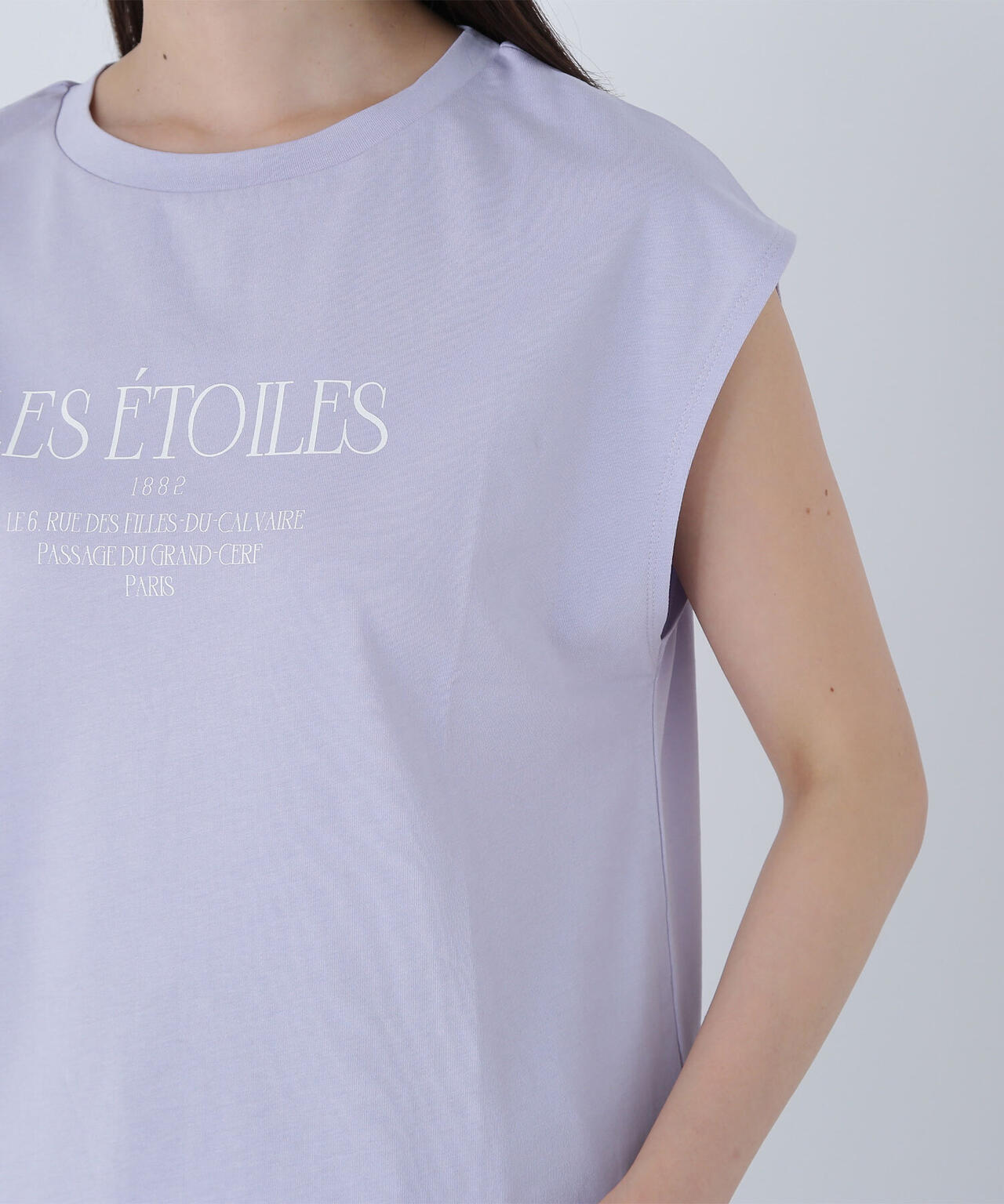 フレンチスリーブロゴTシャツ*