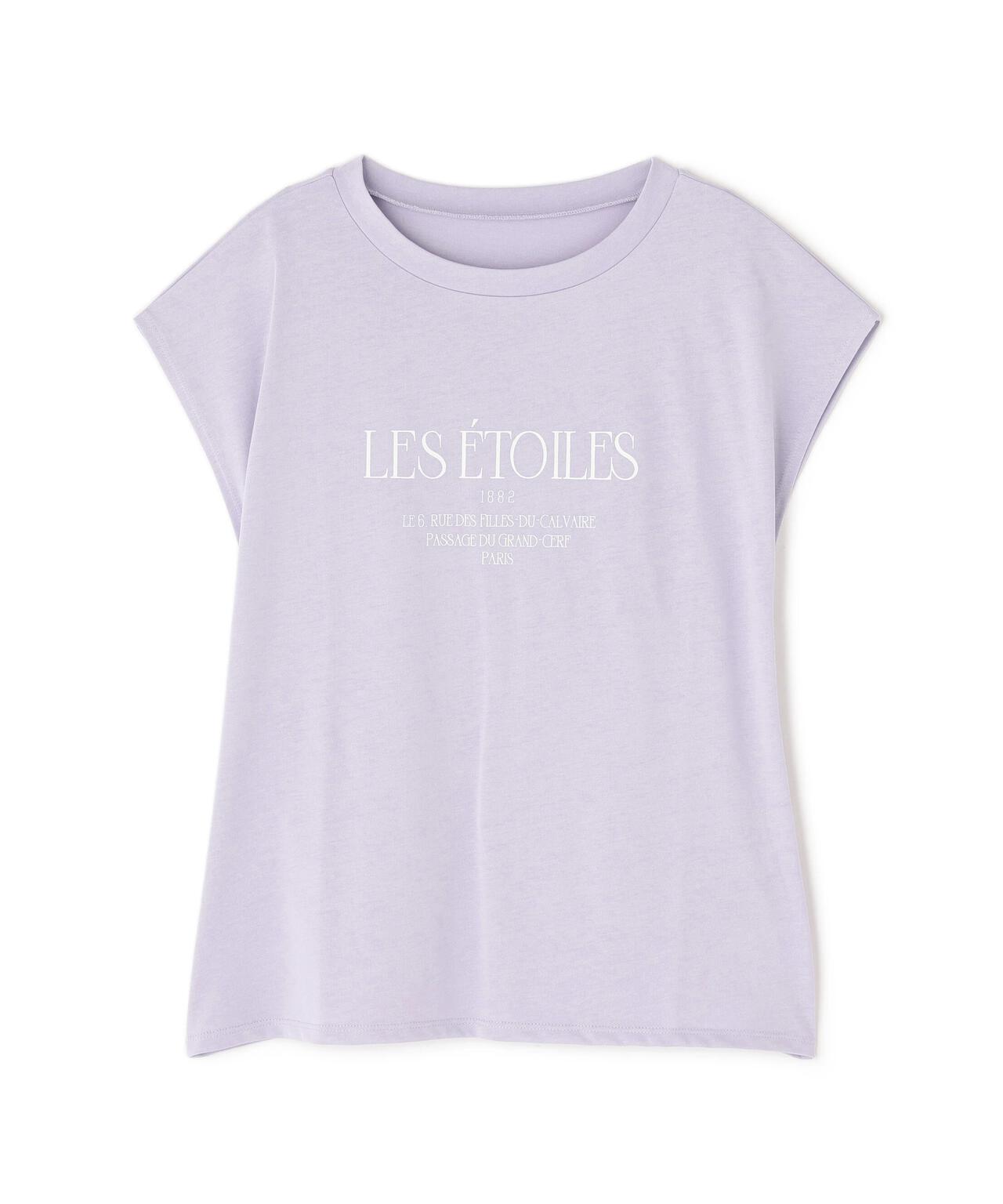 フレンチスリーブロゴTシャツ*