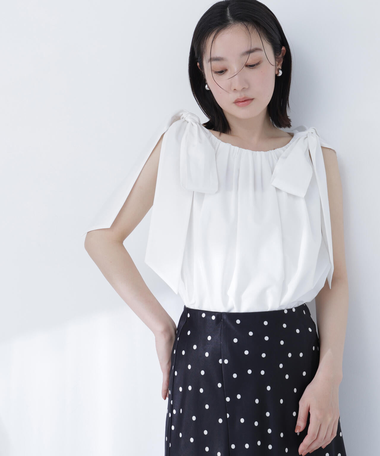 ＜sweet掲載＞＜ちょうど、いい服＞ときめき♡リボンブラウス