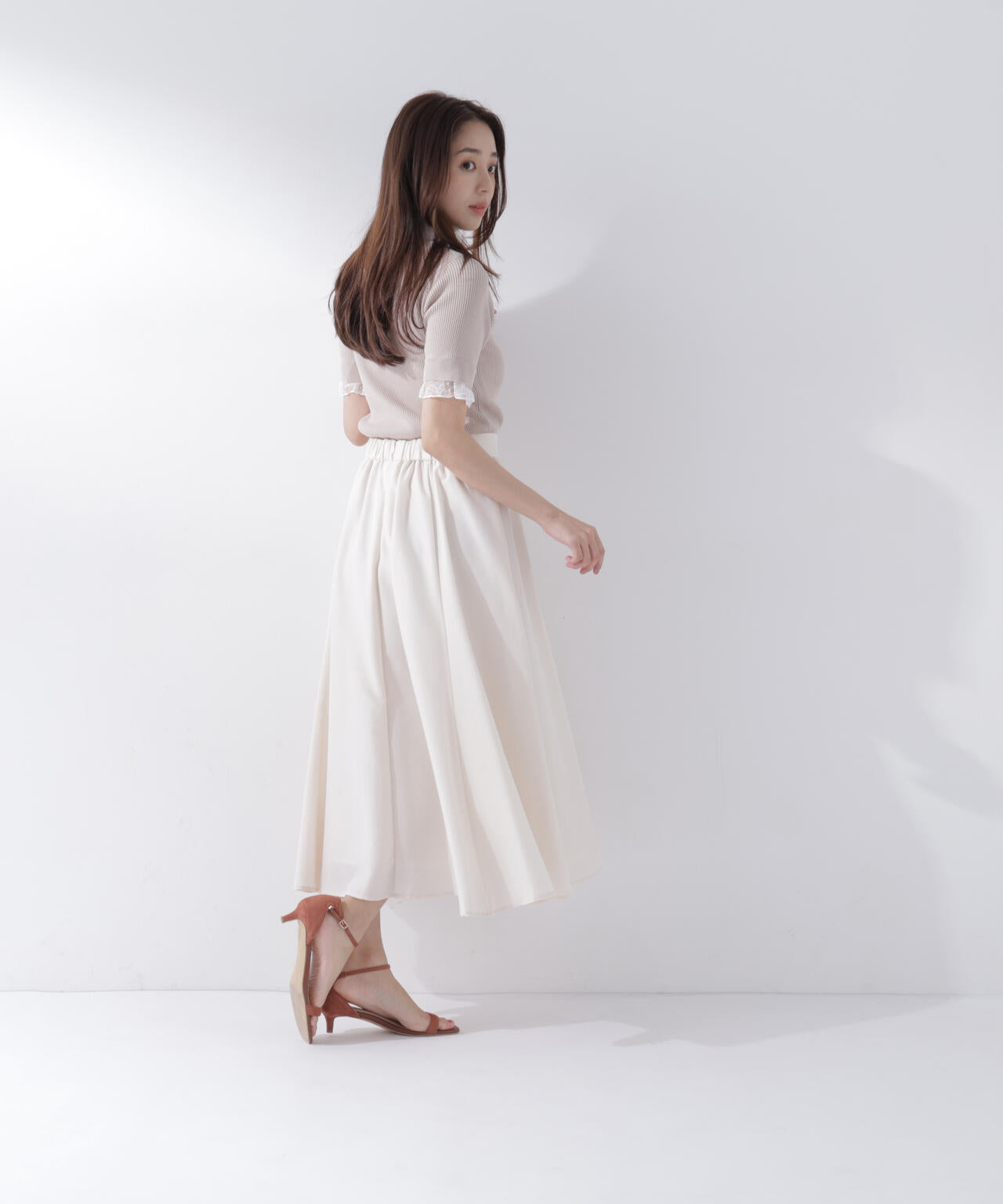 ＜sweet掲載＞＜ちょうど、いい服＞ふんわり春風フレアスカート
