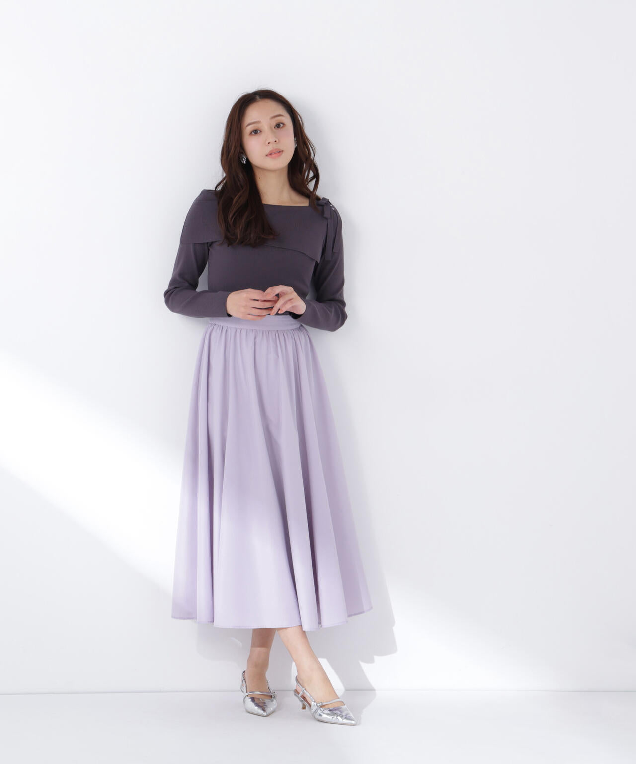＜sweet掲載＞＜ちょうど、いい服＞ふんわり春風フレアスカート