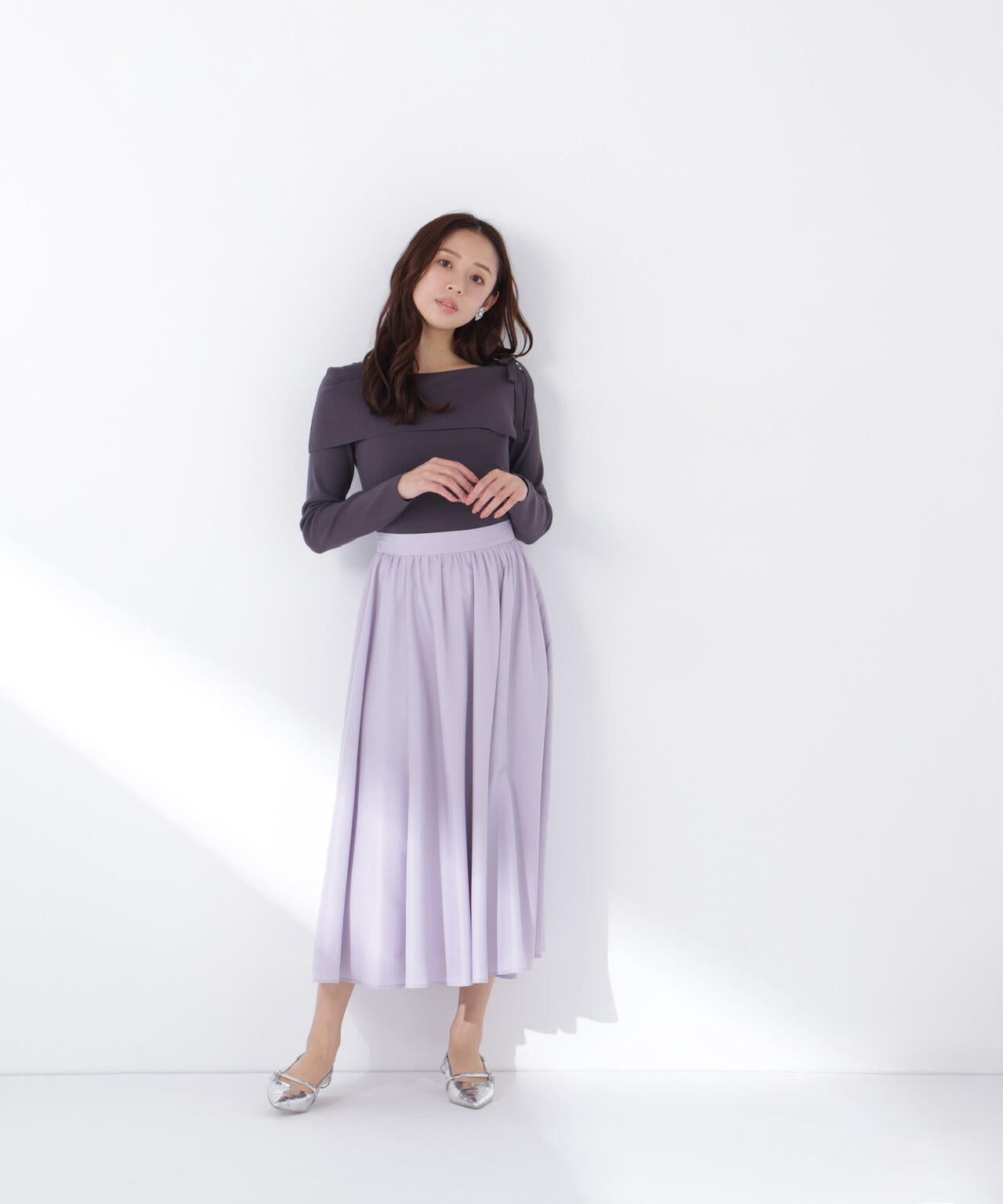 ＜sweet掲載＞＜ちょうど、いい服＞ふんわり春風フレアスカート