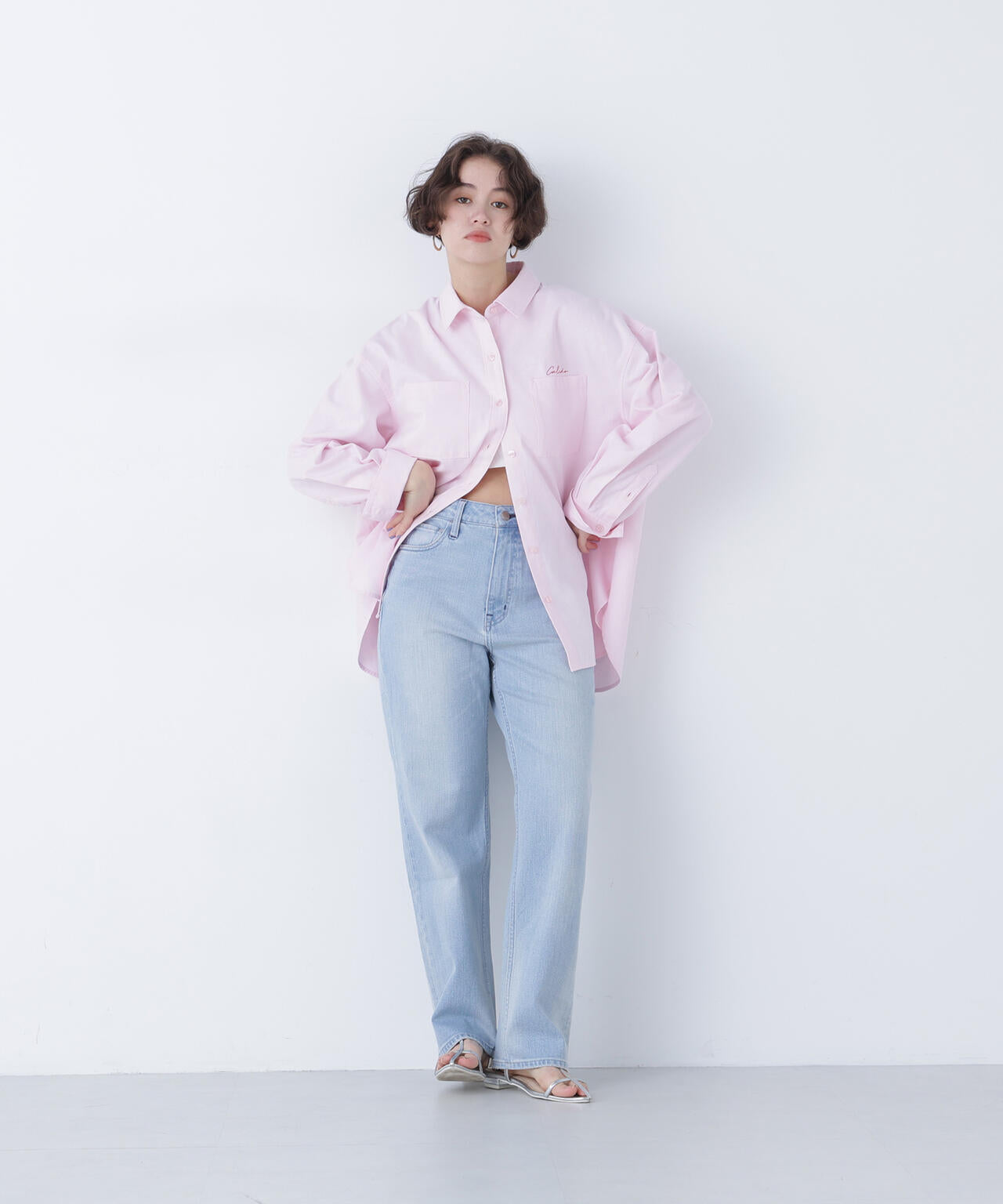 ＜FUDGE掲載＞＜Healthy DENIM＞ハイライズストレートデニムパンツ