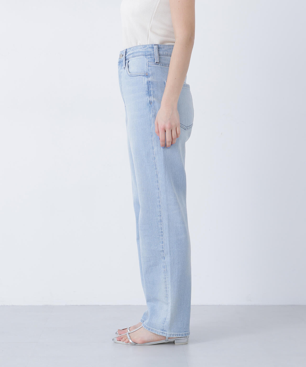 ＜FUDGE掲載＞＜Healthy DENIM＞ハイライズストレートデニムパンツ