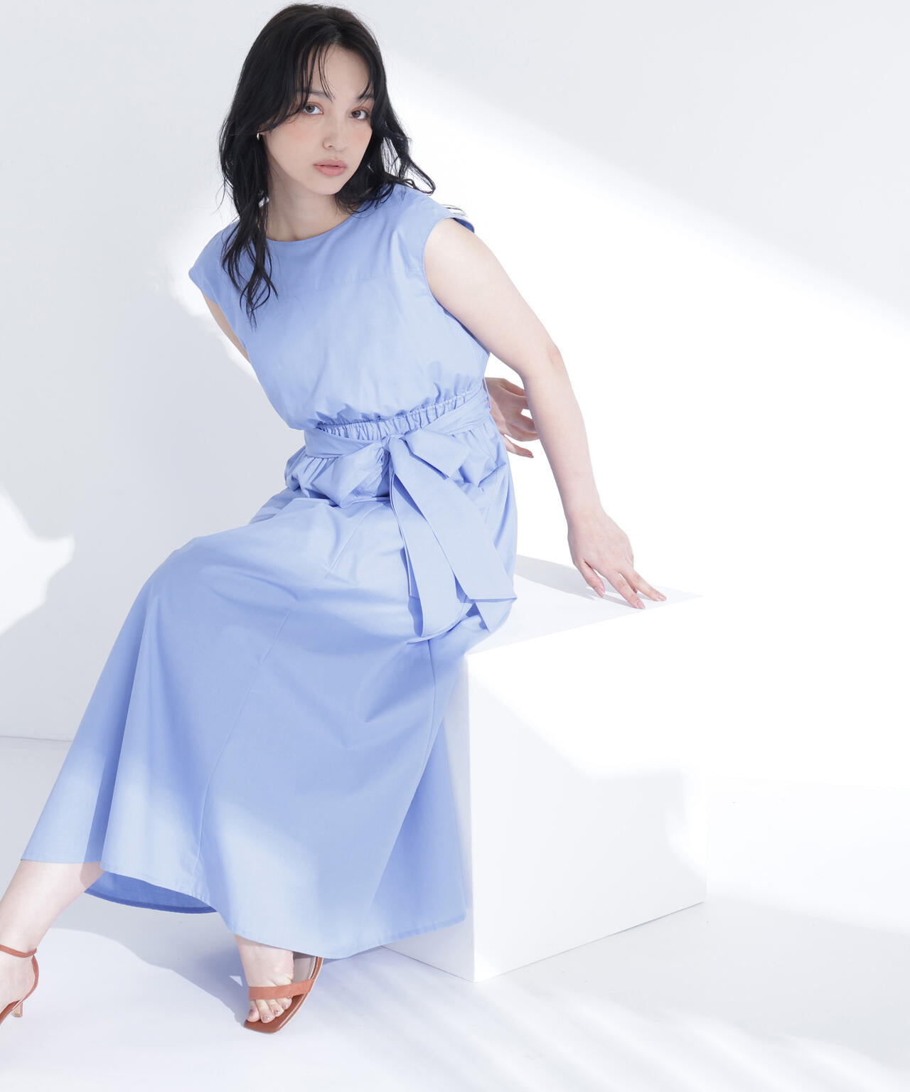 ＜ちょうど、いい服＞夏のお出かけ、るんるんワンピース
