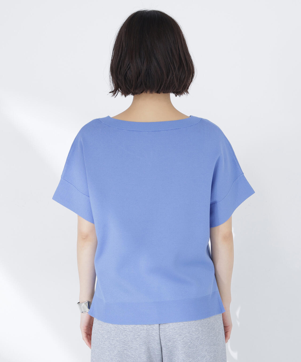 ＜sweet掲載＞総針ベーシック Vネックニット