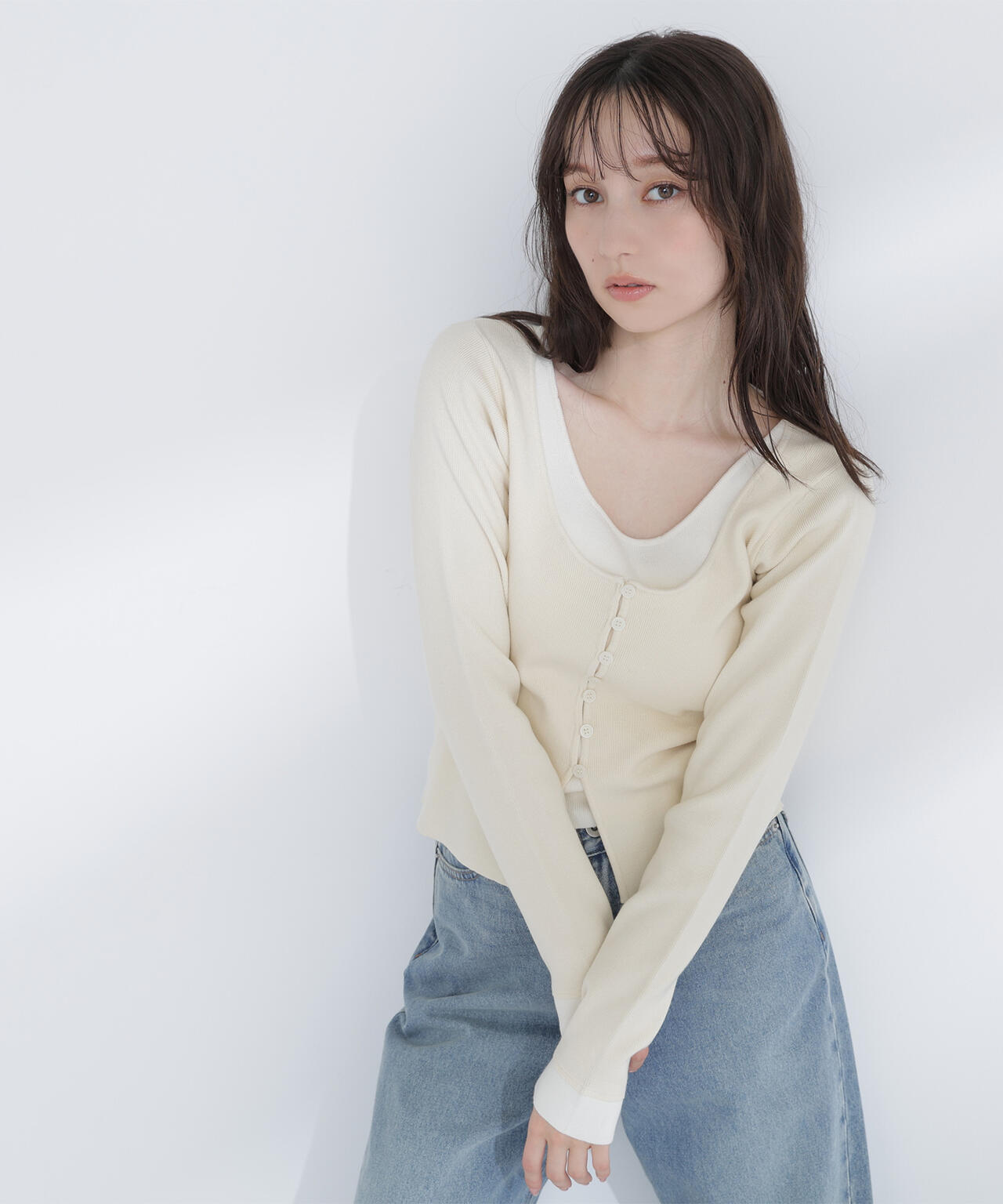 cm B:86 W:62 H:86 着用サイズ：FR