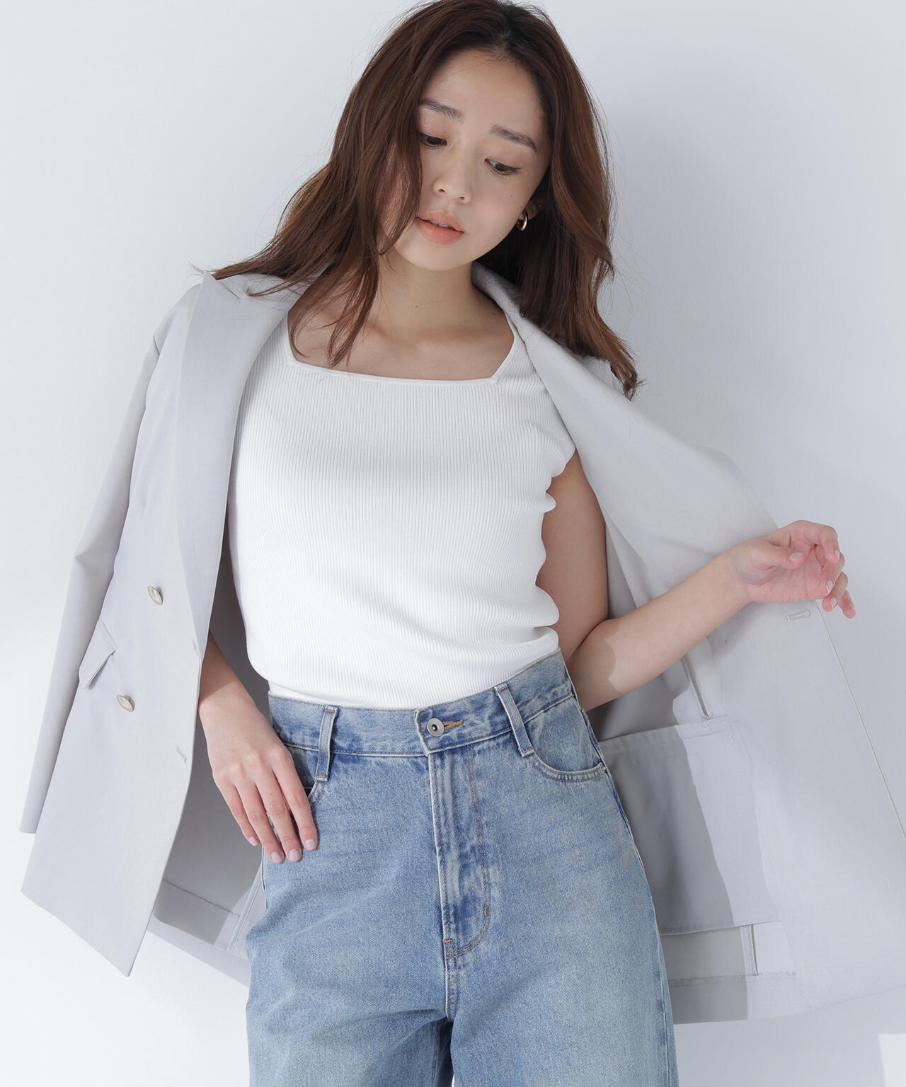 165.5cm 着用サイズ：FR