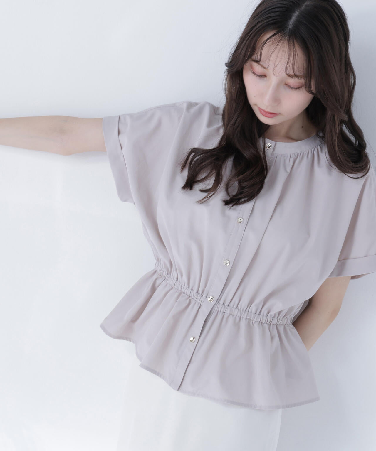 ＜ちょうど、いい服＞きゅっとふわっと。全部盛りブラウス