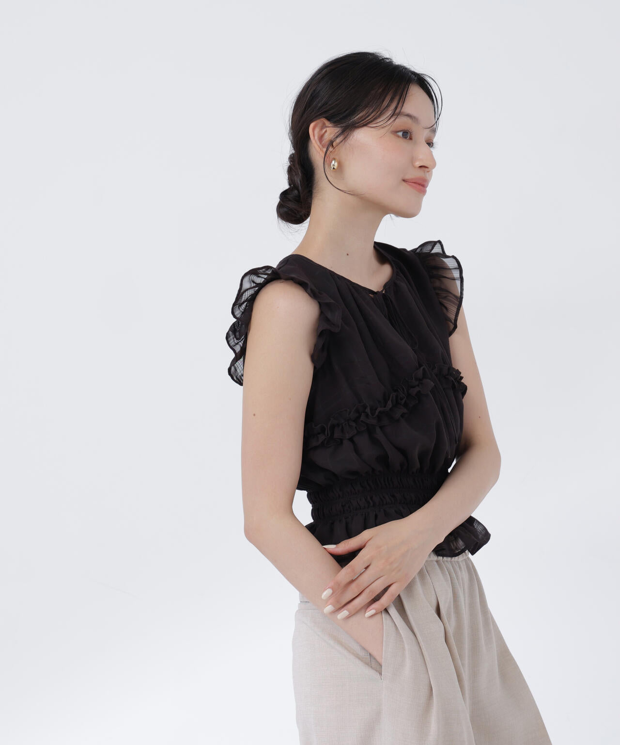 165cm 着用サイズ：FR