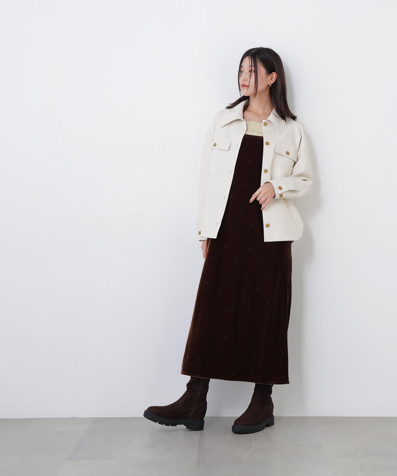 身長168ｃｍ　Ｂ82　W59　H88 着用サイズ：FR