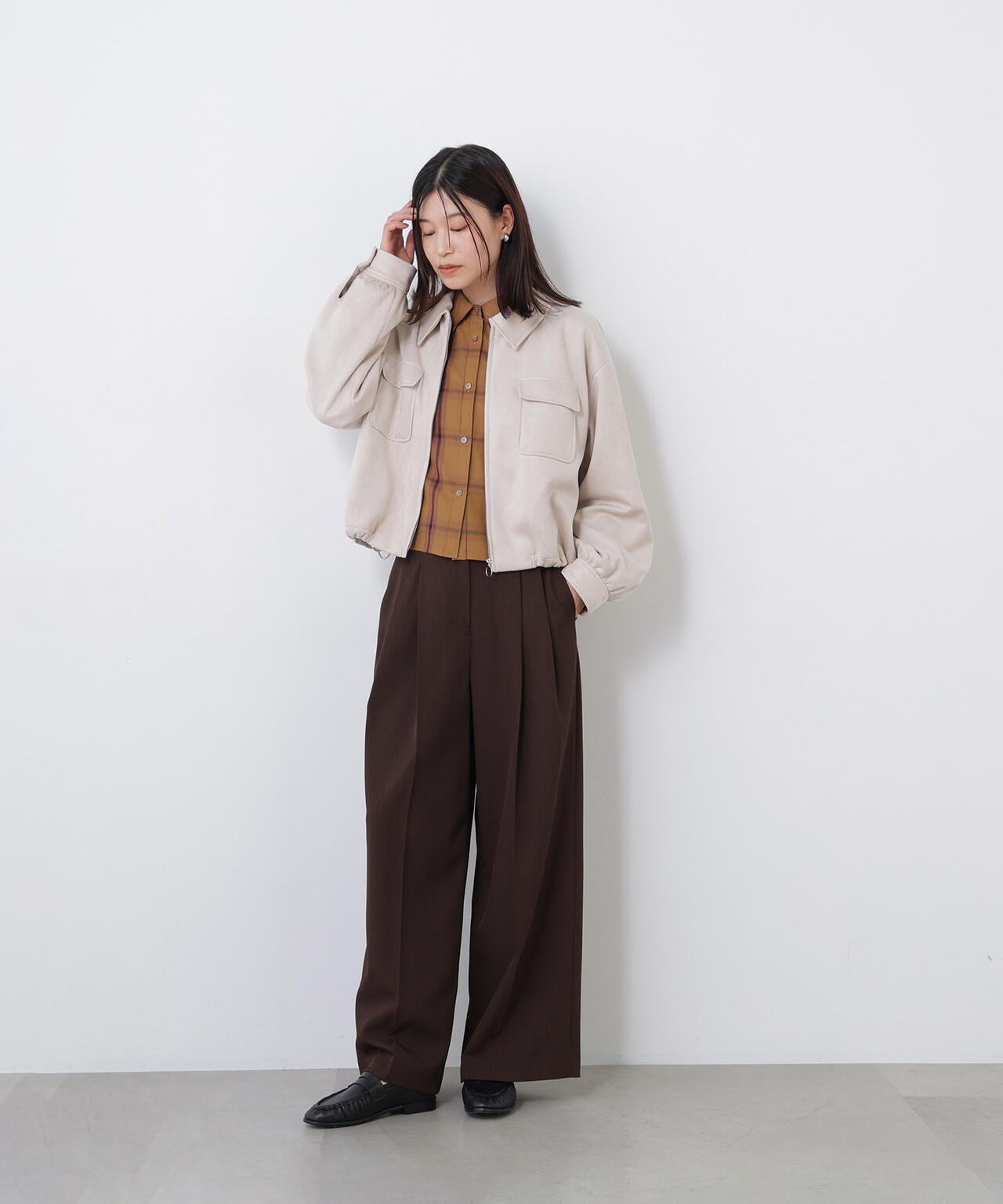 身長168ｃｍ　Ｂ82　W59　H88 着用サイズ：FR