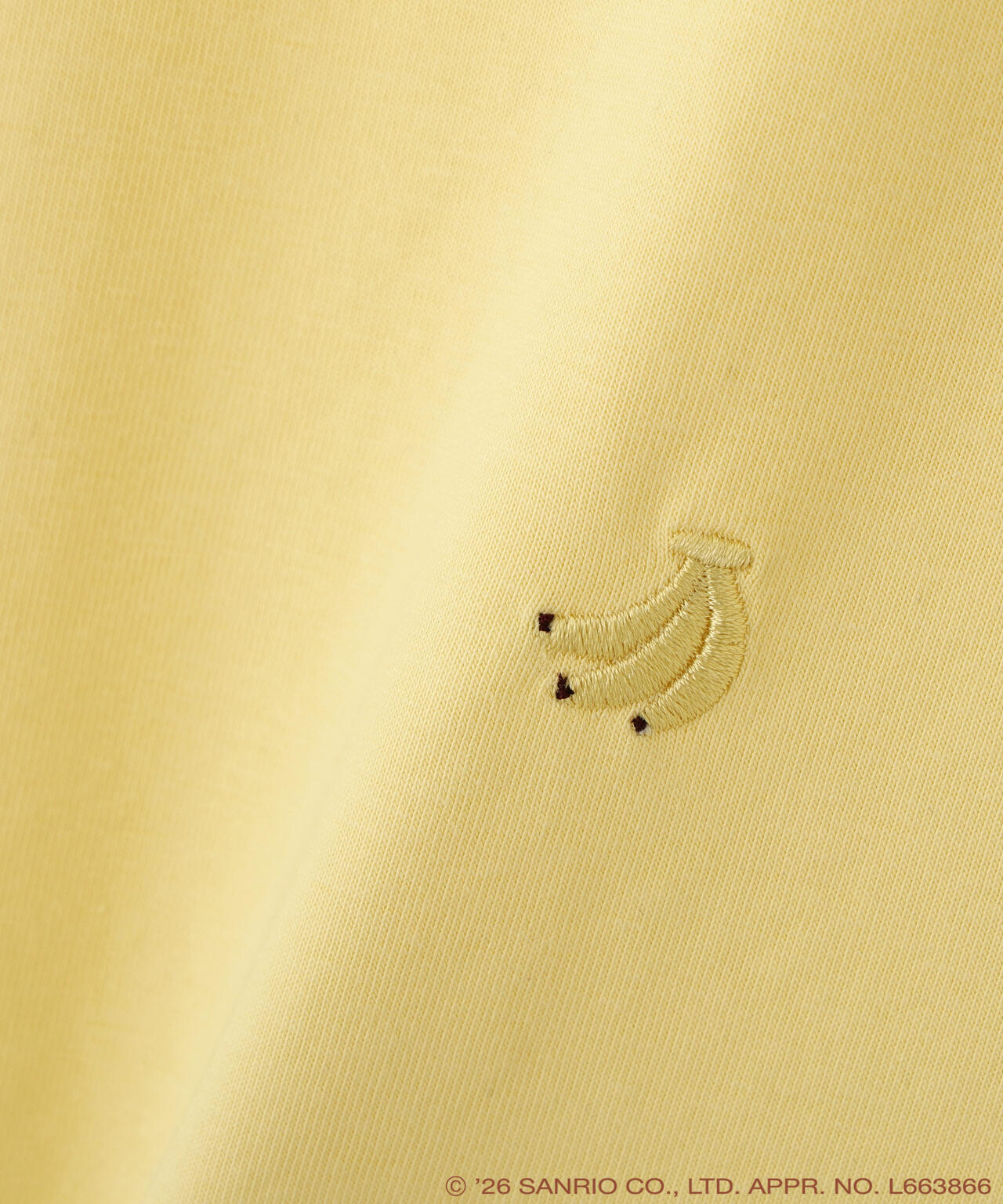 ＜ポムポムプリンコラボ＞刺繍Tシャツ