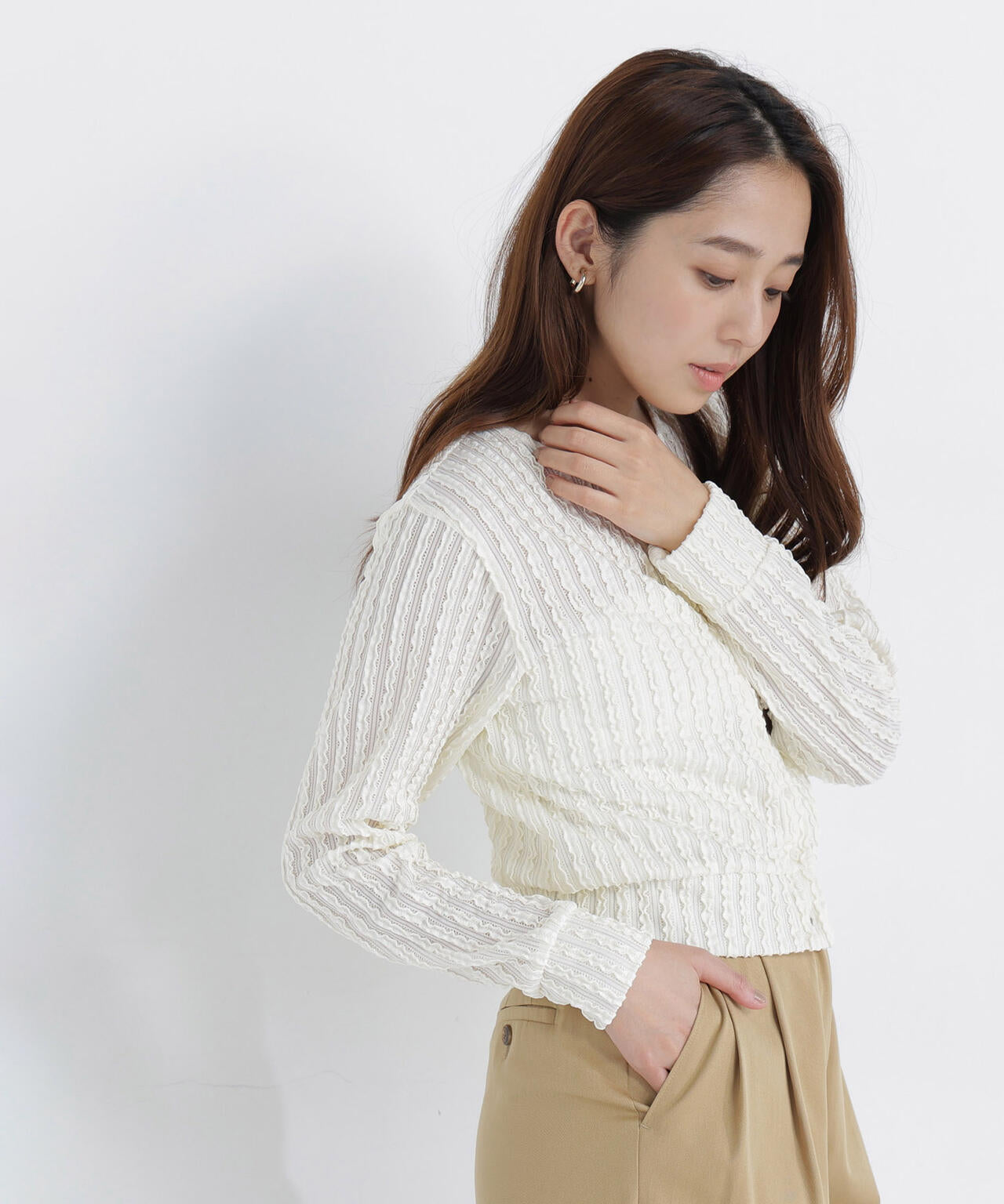 165.5cm 着用サイズ：FR