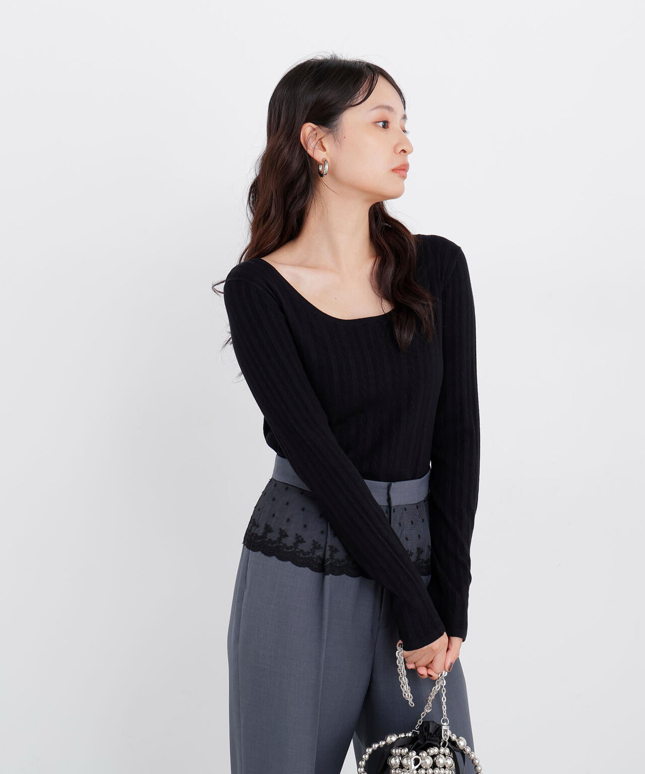 165cm 着用サイズ：FR