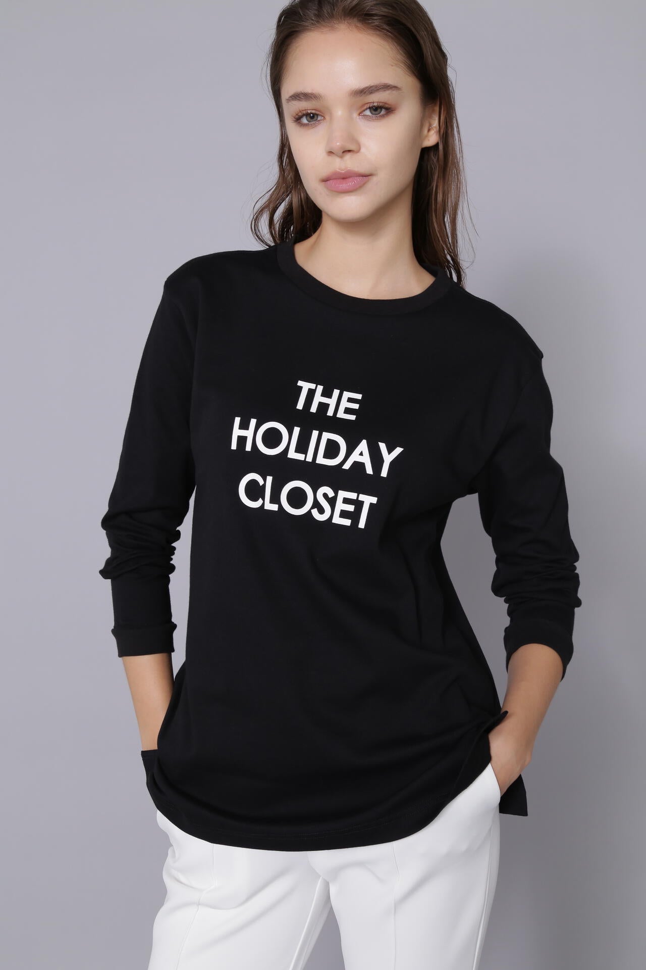 [THE HOLIDAY CLOSET] ロゴロンT
