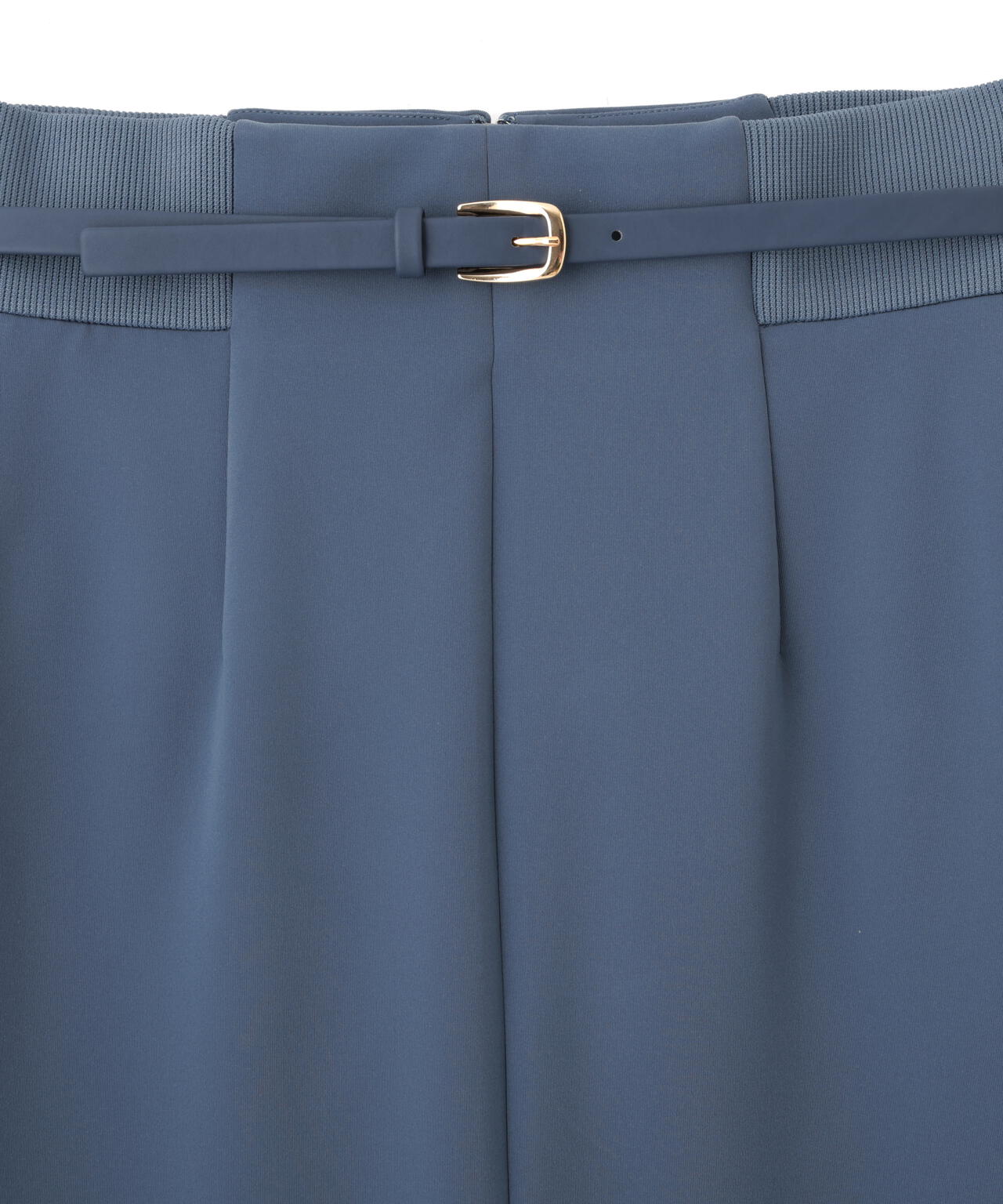 ベルト付きサイドリブタイトスカート